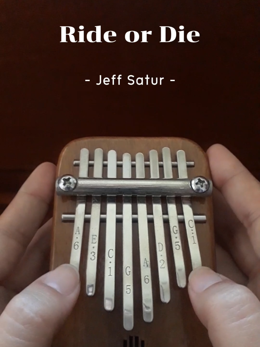 Ride or Die - Jeff Satur (คาลิมบา | Kalimba Cover) #JeffSatur #เจฟซาเตอร์ #RideorDieJeffSatur #jeffsatursaturdayss #beckysangels #คาลิมบา #Kalimba @Thingamabob°@Thingamabob°  @Thingamabob° 