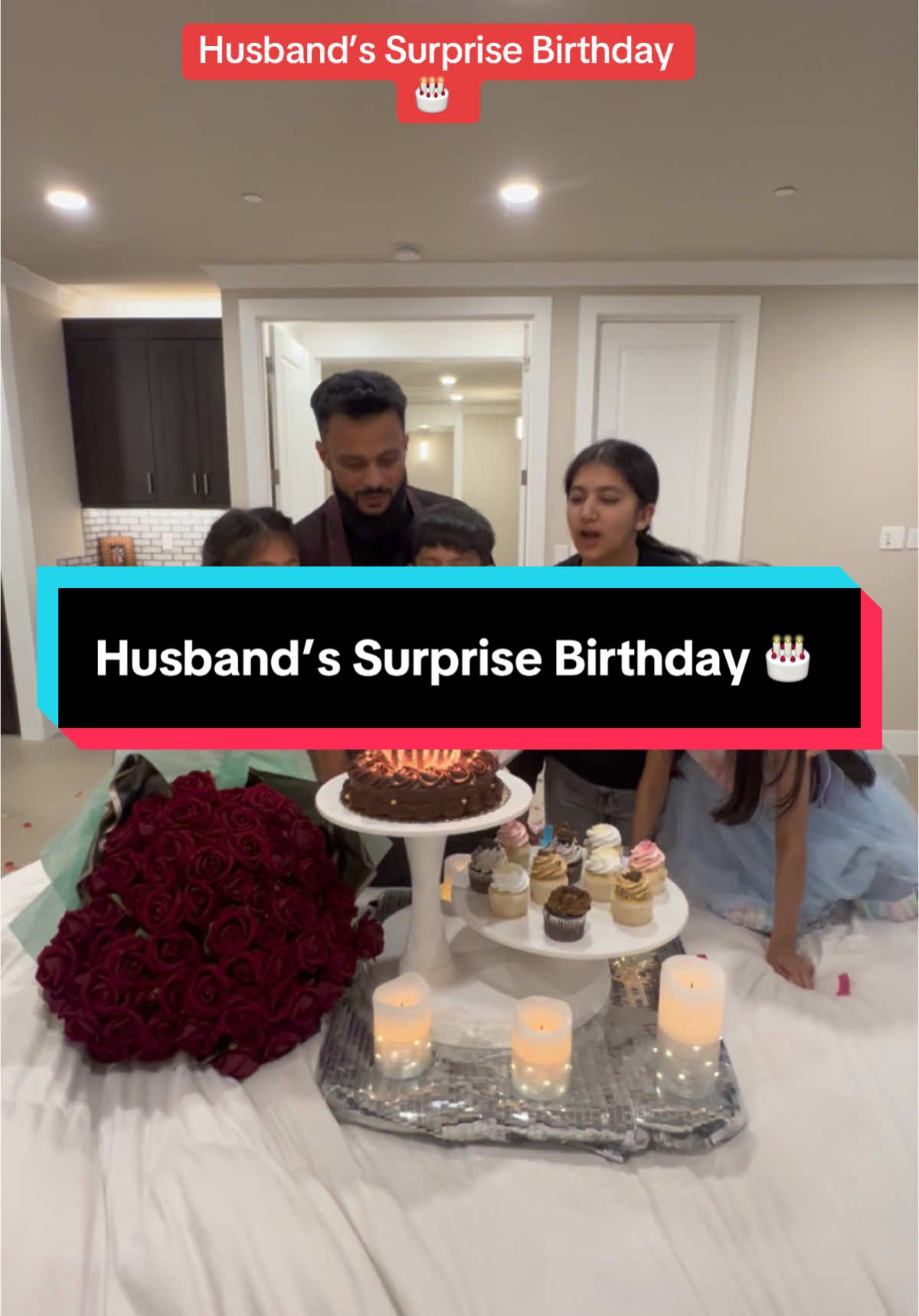 Husband’s Surprise Birthday 🎂 #husbandwife #pakistan #viral #fypシ #foryoupage #fyp #birthday 