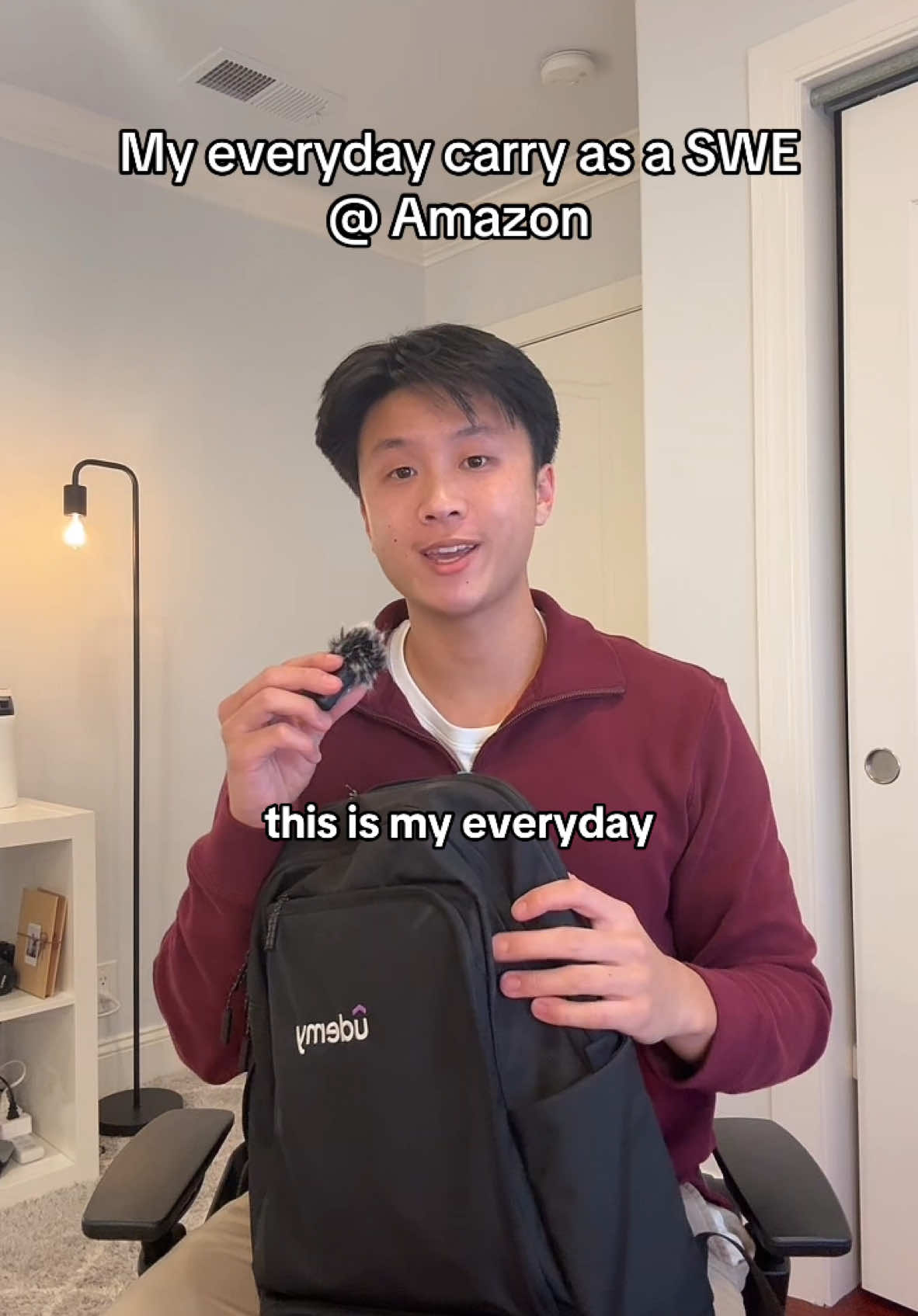 Goated bag or nah #softwareengineering #swe #amazon #techjobs #backpack 