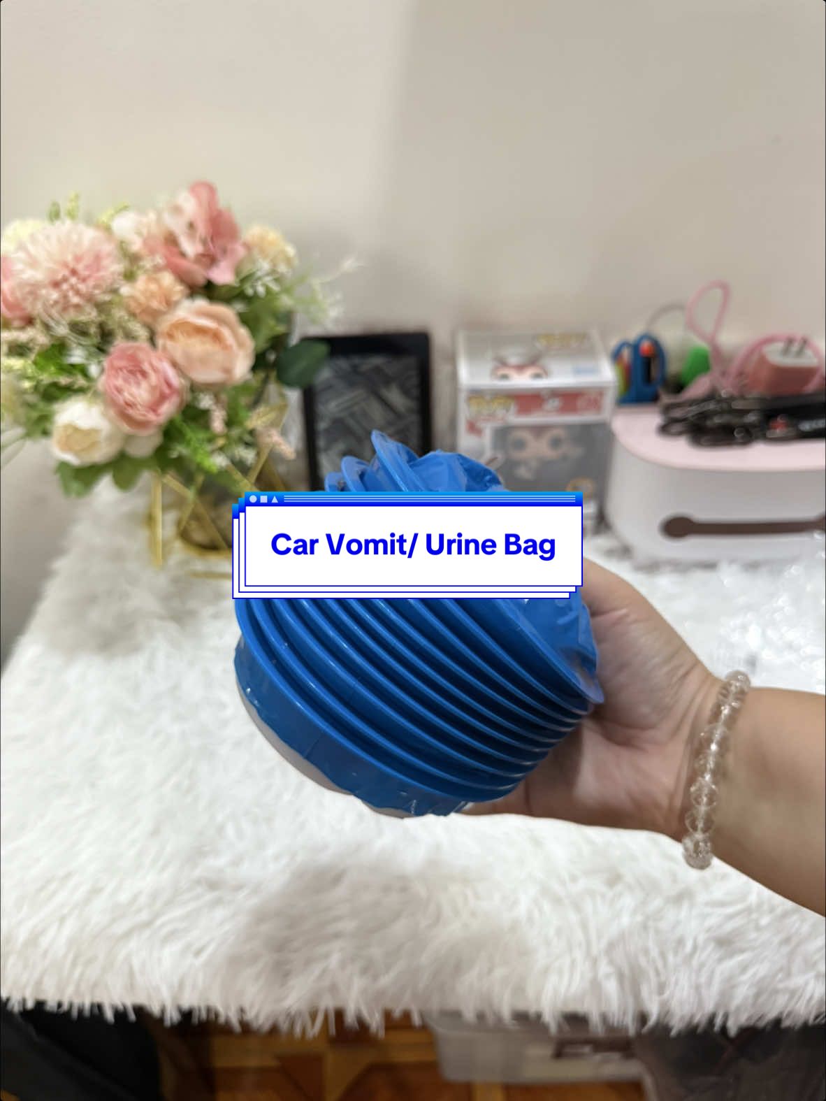 Must have!! Car Vomit/Urine Bag. Click the yellow basket. #urinebag #vomitbag #carcaretips #traveltips #emergencytips 