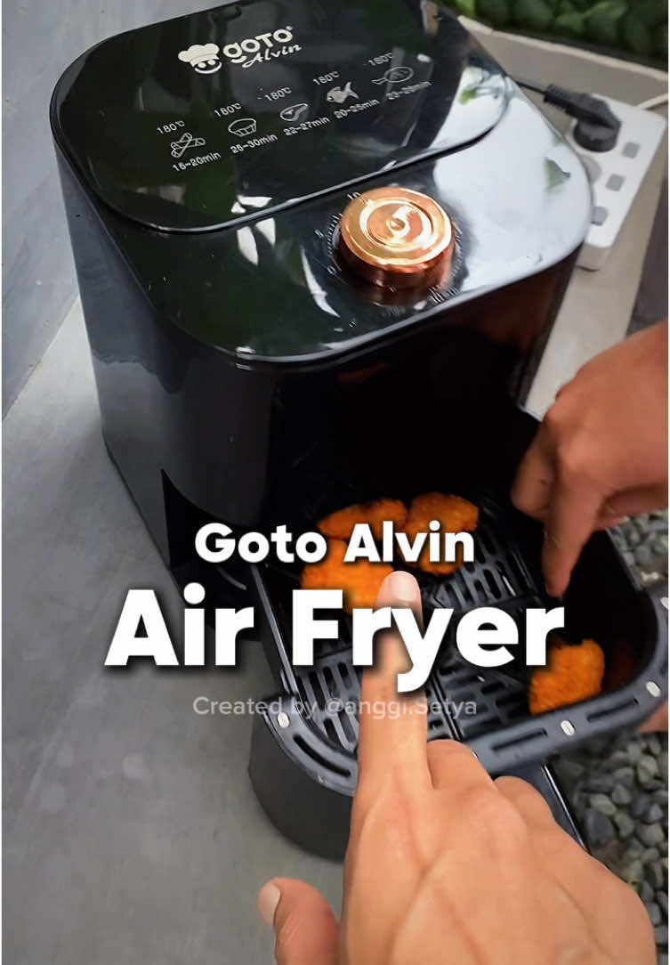 Ngga susah lagi mau makan karena ada Air Fryer dari Goto Alvin ini #airfryer #airfryermurah #airfryergoto #airfryergotoalvin #airfryerlowwatt 