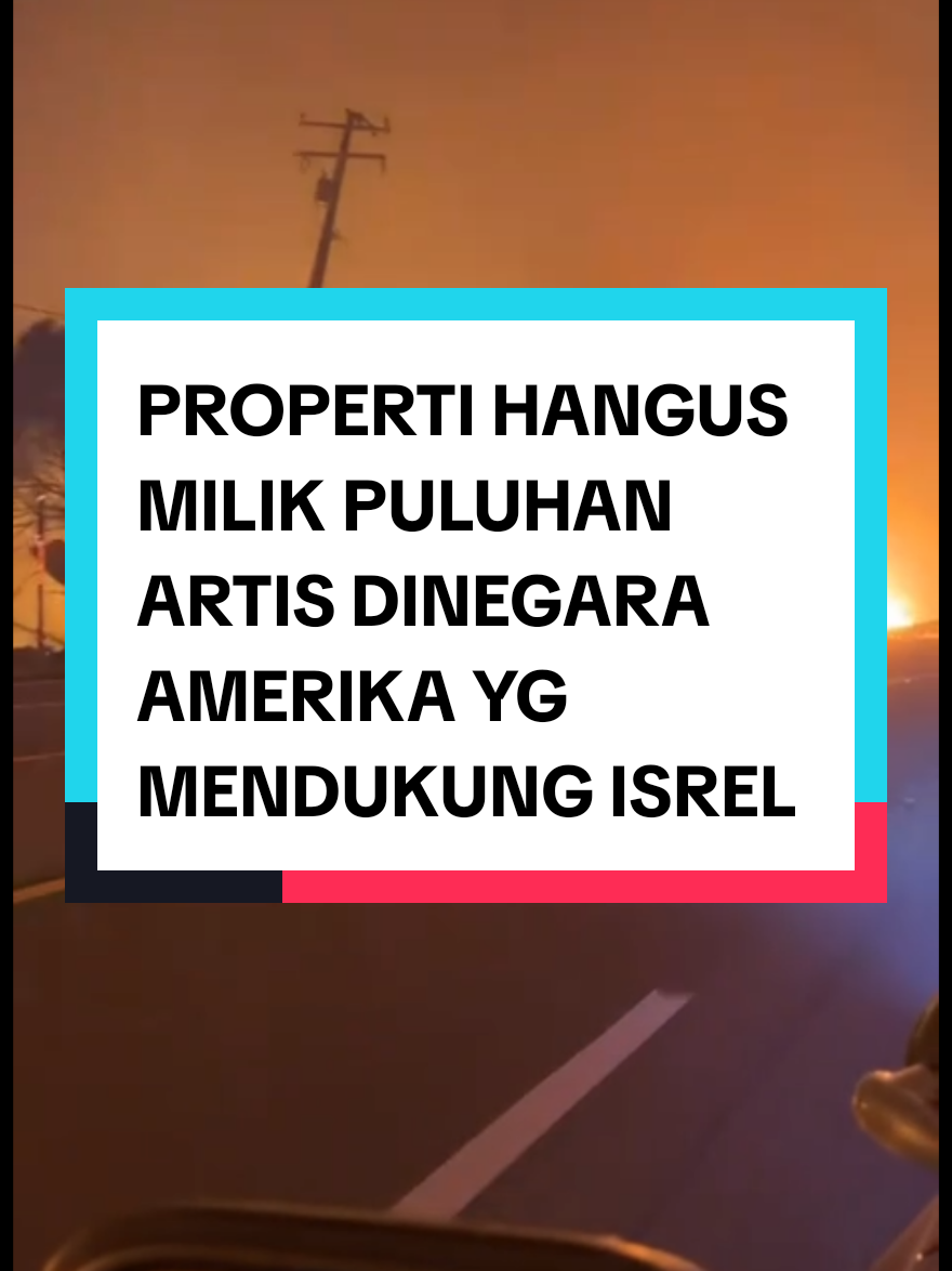 California yg hebat adalah rumah bagi Hollywood, industri film tertua dan salah satu yang terbesar di dunia, yang sangat memengaruhi hiburan global  kini terbakar hutan di California Amerika la los angeles karena angin kencang dan kebakaran hutan  dimana di negara Amerika adalah pendukung Israel yang mengirim kan senjata @gerindra @UN @ICC @Gibran Rakabuming 