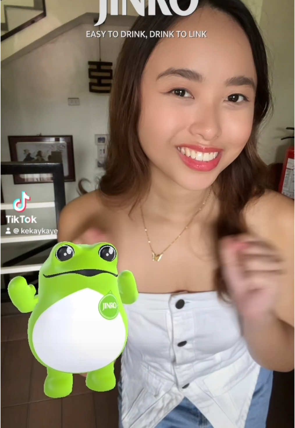 APT dance got even cuter using the Jinro Toad Filter 🐸❤️ Try it out too!! @JINRO Philippines @JINRO #JinroPH #HiteJinroPH