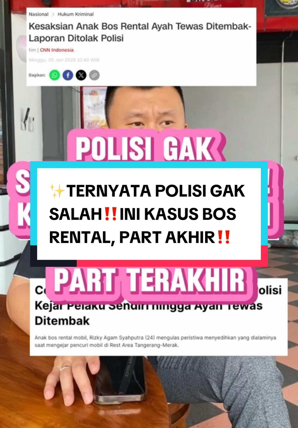 ✨POLISI TIDAK SALAH‼️CERITA KASUS BOS RENTAL, PART AKHIR‼️ #bosrental #rentalmobil #polisi #polsek #polisitembak #pakfrangky #gapuraoffice #gapuragroup