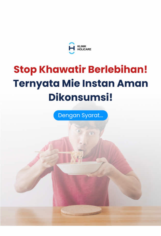 Makan Mie Instan Tetap Sehat? Bisa Banget!  Nggak perlu takut makan mie instan lagi, selama dimakan sesuai aturan, mie instan nggak bahaya! Yuk share, save dan follow Klinik Holicare agar Anda bisa tahu edukasi lainnya! #KlinikHolicare #MieInstant #DokterTirta #InfoKesehatan #InfoTerkini #BahayaMieInstant #HidupSehat #InfoSehat #Lifestyle #foryoupage 