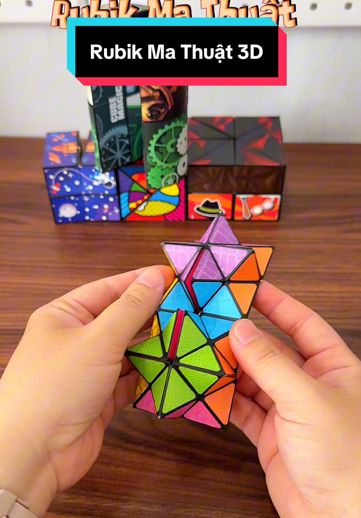 Khối Rubik ma thuật 3D trò chơi trí tuệ - sáng tạo tuyệt vời cho bé 🎲#esochoi #dochoichobe #xuhuong #viral #rubik #rubikscube #rubikscubemagic