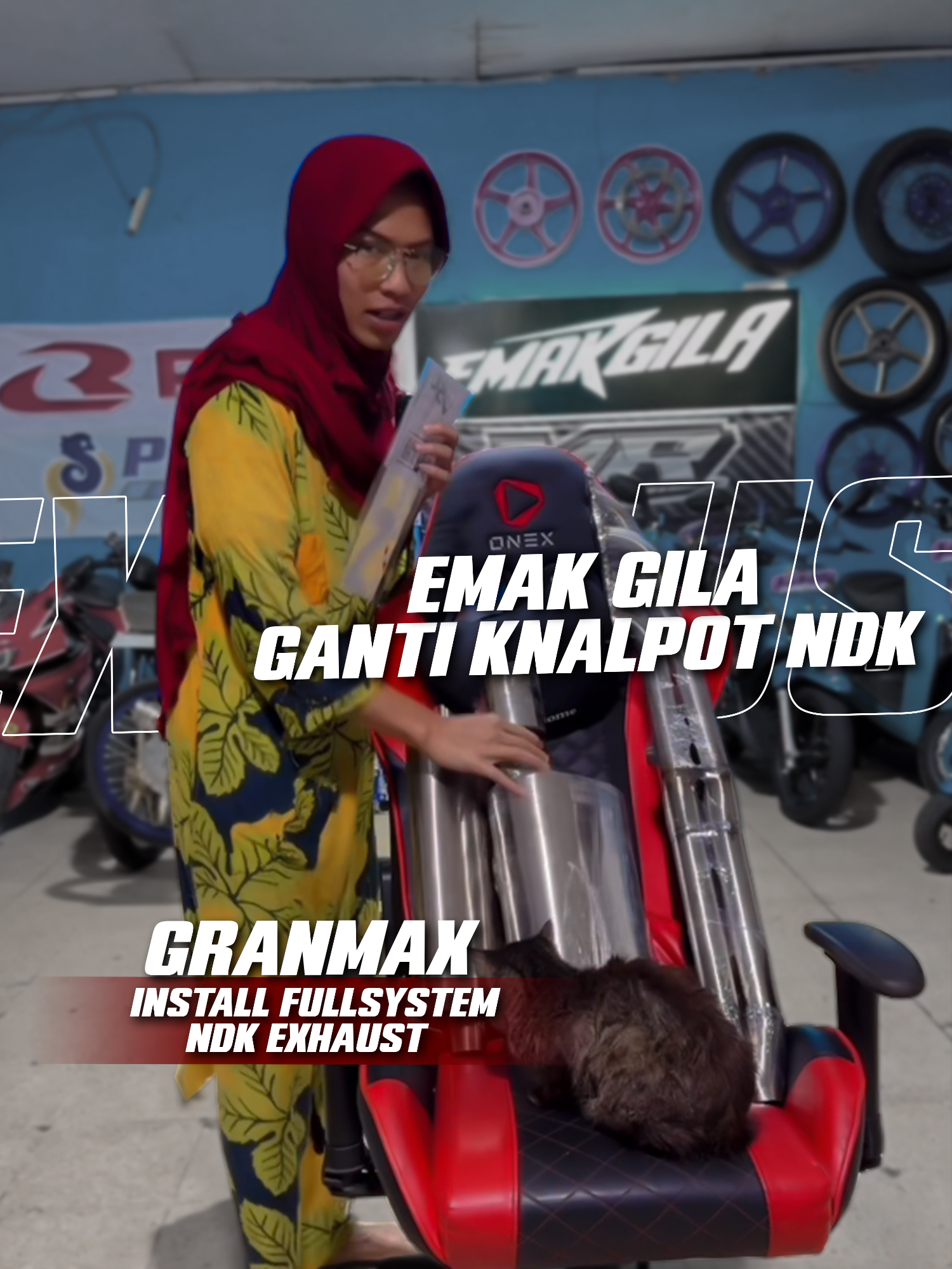 Hatur nuhun @emak__gila_ udah pasang knalpot dari NDK Exhaust. Spesifikasi Muffler Pro Silent R NDK Resonator Oval NDK Header 4-2-1 NDK #ndkexhaust #emakgilateam #knalpotmobil #granmax #daihatsugranmax #daihatsu #grandmaxmodifikasi #grandmaxindonesia #daihatsugranmaxminibus #grandmaxminibus #knalpotgrandmax