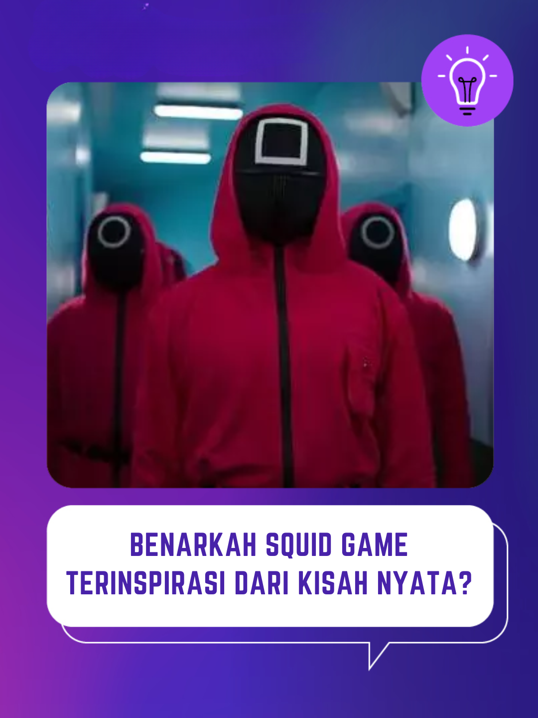 Benarkah Squid Game terinspirasi dari kisah nyata di Korea Sebuah permainan mematikan yang melibatkan utang, keserakahan, dan perjuangan hidup.  Gimana nih menurut detikers apa benar series Squid Game terinspirasi dari kisah nyata? Tulis pendapat kamu di kolom komentar ya! #detikinet #squidgame #squidgamenetflix #teorikonspirasi