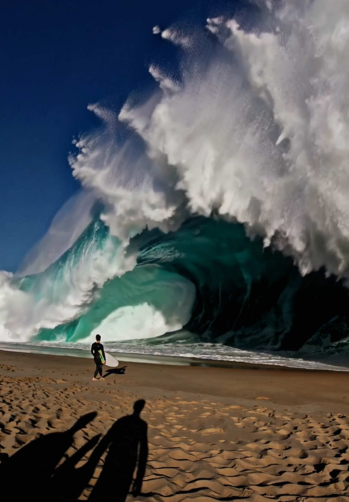 Would you surf this wave? #surf #surfing #tidalwave #tsunami #bigwaves #ocean 