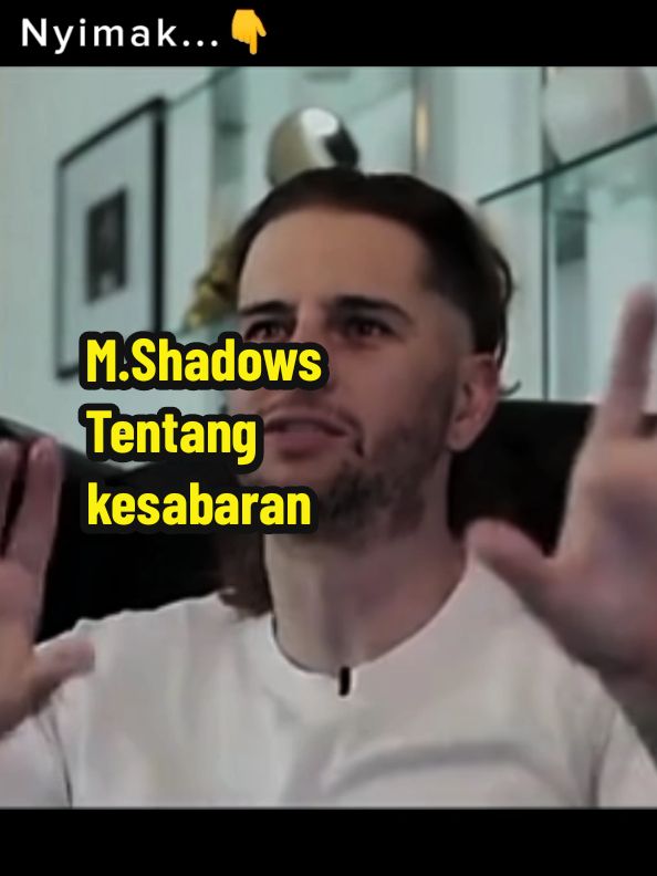 M.Shadows (AI Ceramah)@bulan.tsabit949  Versi ~> @nunuknunukan🎥 #mshadows #a7x #tausiah #kesabaran #sofaraway 