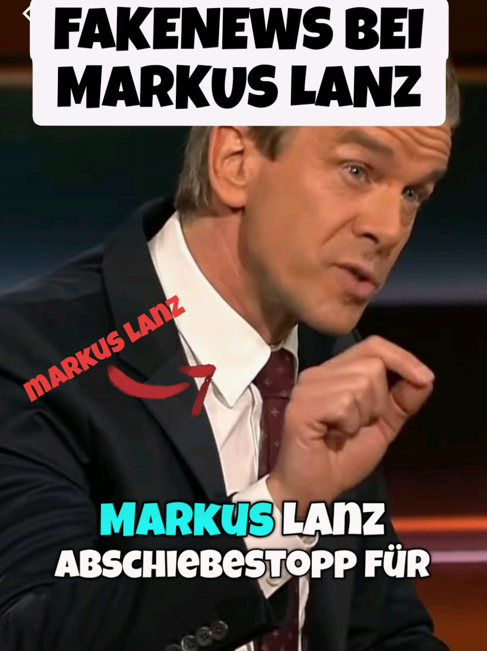 FAKENEWS bei MARKUS LANZ . . . . . . . #lanz #fakenews #fy #fyp 