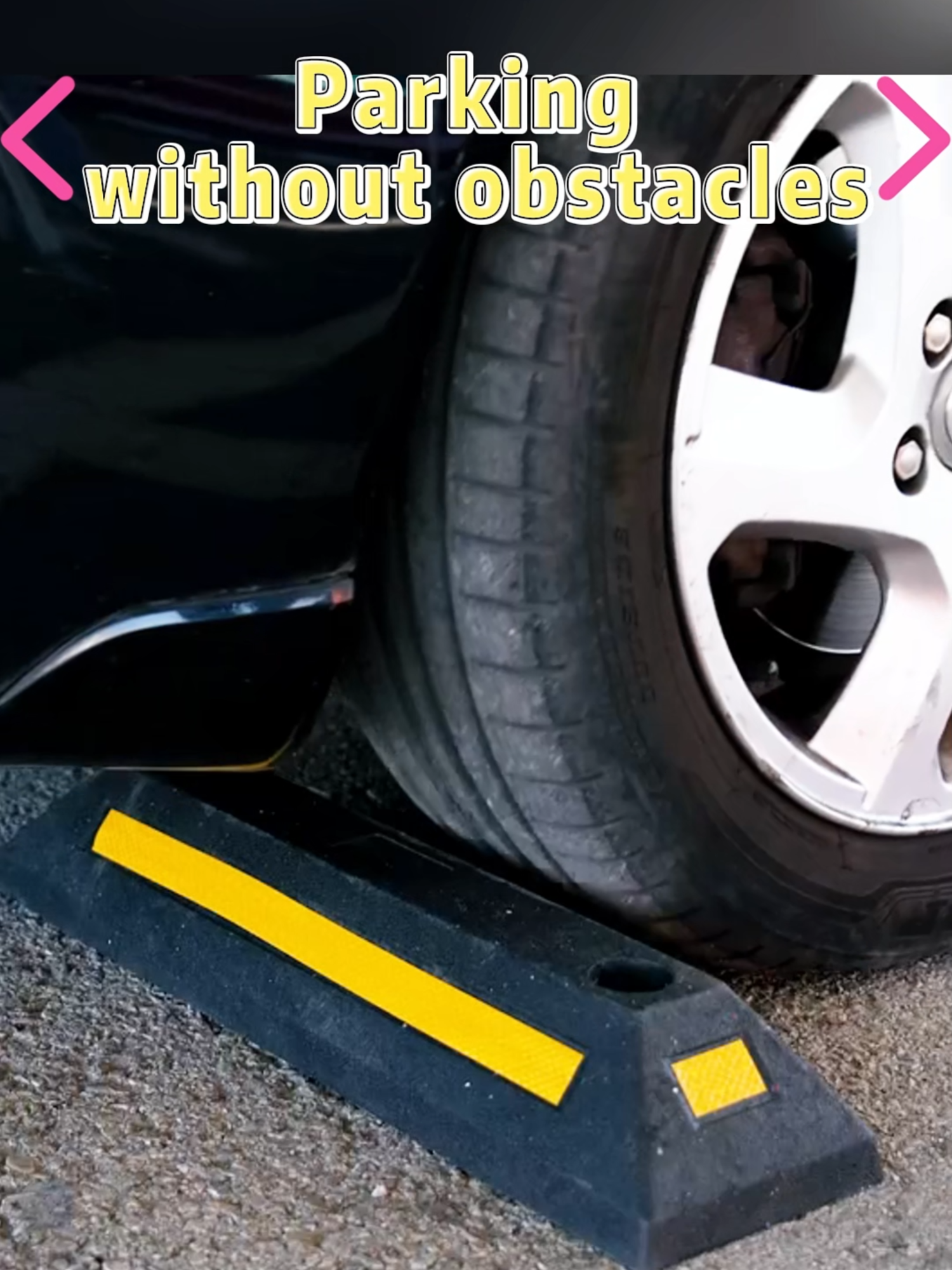 Wear-resistant Rubber Parking Stopper Limiter🛞 #stopper#parking#truckers#cars#heavyduty#tiktok
