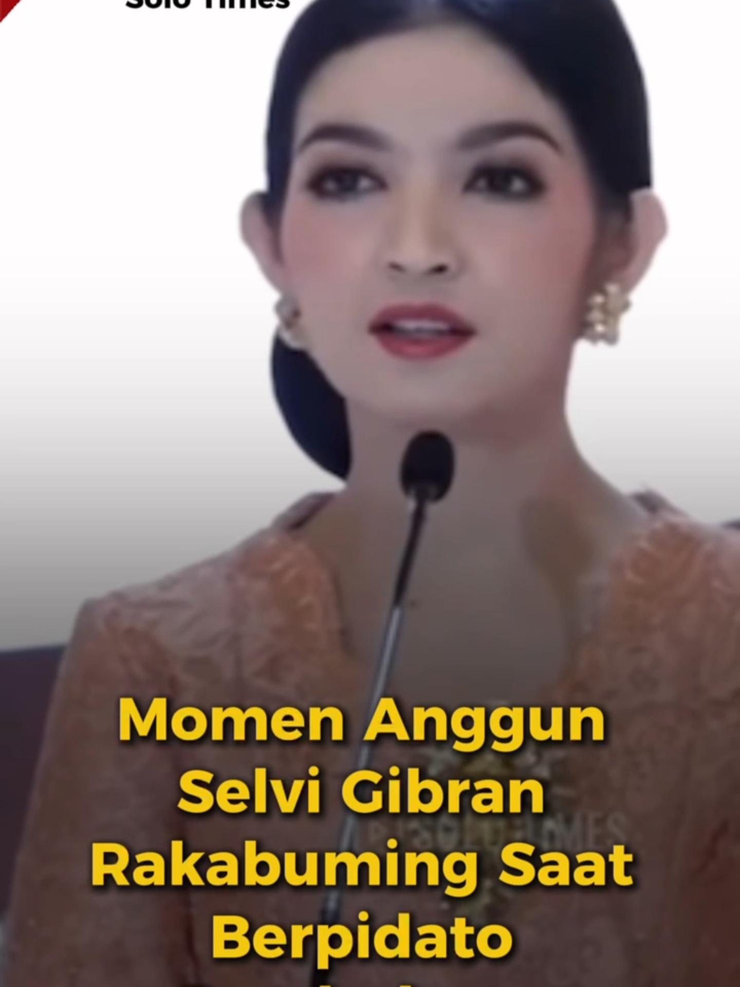 Momen Anggun Selvi Gibran Rakabuming Saat Berpidato Pembukaan Jala Fair 2025