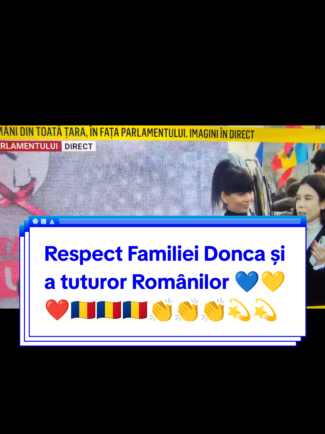 Respect Familiei Donca și a tuturor Românilor #foryou #tik_tok #foryoupage #fypシ゚viral🖤tiktok #5pasidebine #💫💫💫 