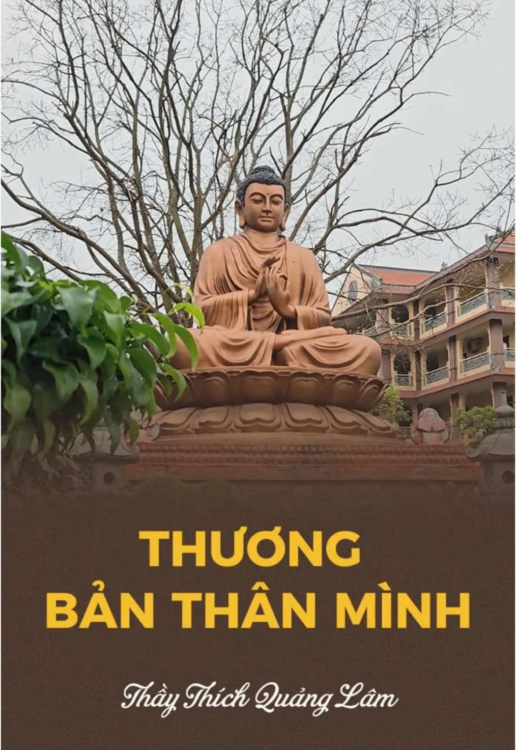 THƯƠNG BẢN THÂN MÌNH_THẦY THÍCH QUẢNG LÂM #TodinhVinhNghiem #ChuaLongHung #PhatsuLongHung #Phatphapnhiemmau #Chualanh #xuhuong #HuantuTinhdo #ThayThichQuangLam