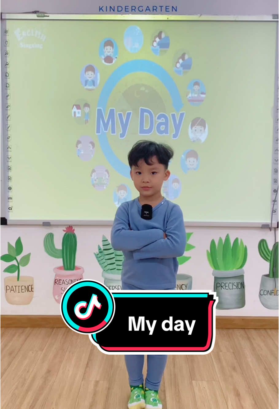 Let's talk about your daily routine.  #midorikindergarten #mamnonsongngu #englishforkids #speakenglish #DailyRoutine #englishlesson #truongmamnon #bmt 