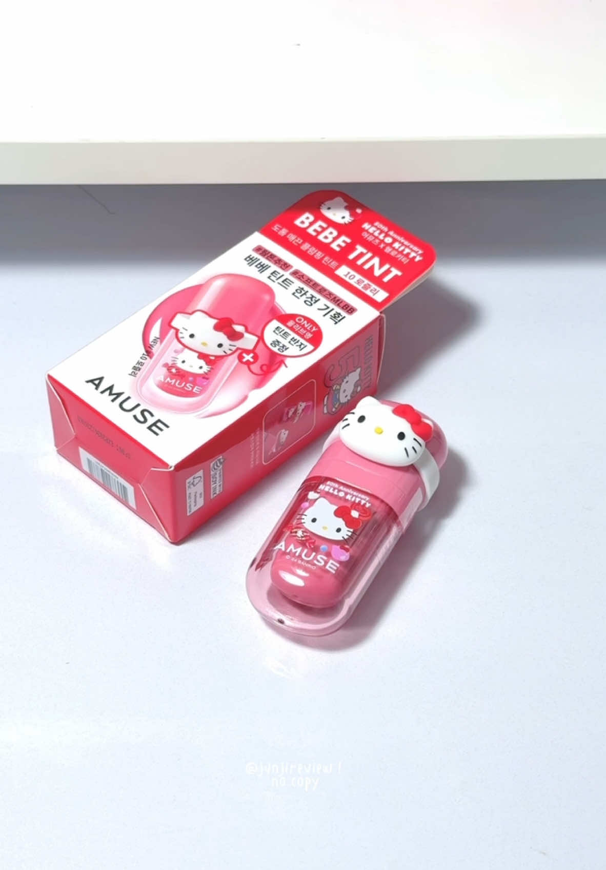 Amuse hello kitty no.10 🐰💗 ความคิตตี้น่ารัก โทนสีชมพูอมพีช สีสวย ติดทน #amuse #kitty #รีวิวลิป 