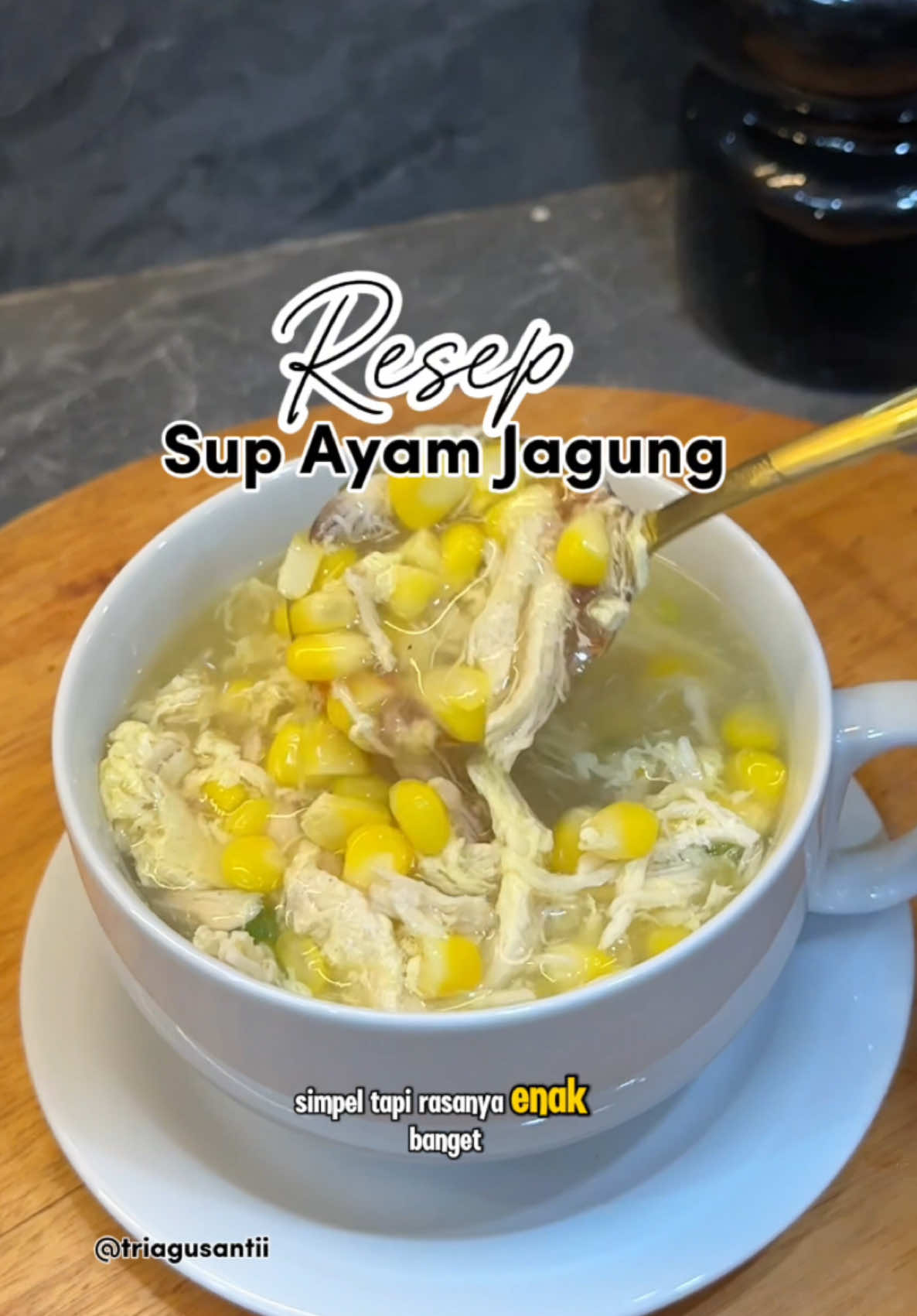 Sup ayam jagung mudah bgt bikinnya !!  #fyp #viral #makanan #sup #supjagung #supayamsimple #supayamjagung #jagungchesetarik #jagungviral #resep #masak #resepsimple #makananviral #makananindonesia #masakansimple #masakanrumahan 