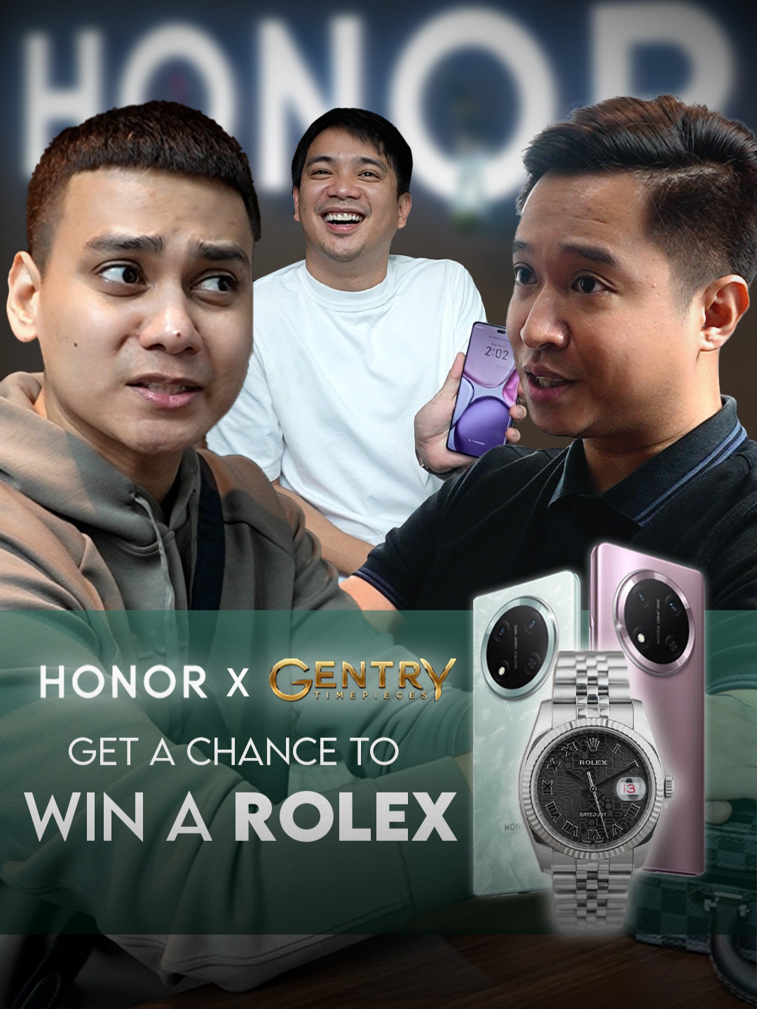 HONOR PH X GENTRY TIMEPIECES! Samahan niyo kami bumisita ni @pareng.g  sa @honorphilippines and let's try to SELL some Rolex watches para sa kanilang upcoming Raffle! Exciting, 'to! Let's Go! #parenghayb #parengg #parengchollo #gentrytimepieces #luxurywatches #buyandsell #rolex #datejust #honor #HonorPhilippines #HONORX9c5G #cellphone #raffle #fyp