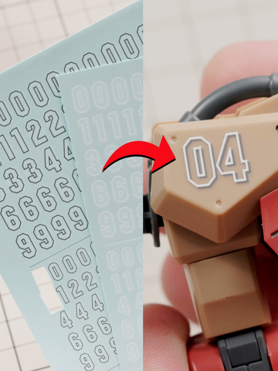 [RAY] デカールでどうやって立体感を出すの？How to Apply Decals for a 3D Effect? #ガンプラ #ガンダム #ガンプラ改造 #初心者 #gundam #gundamtiktok #gunpla #gundambuilder #gunplamodeller #anime #改造