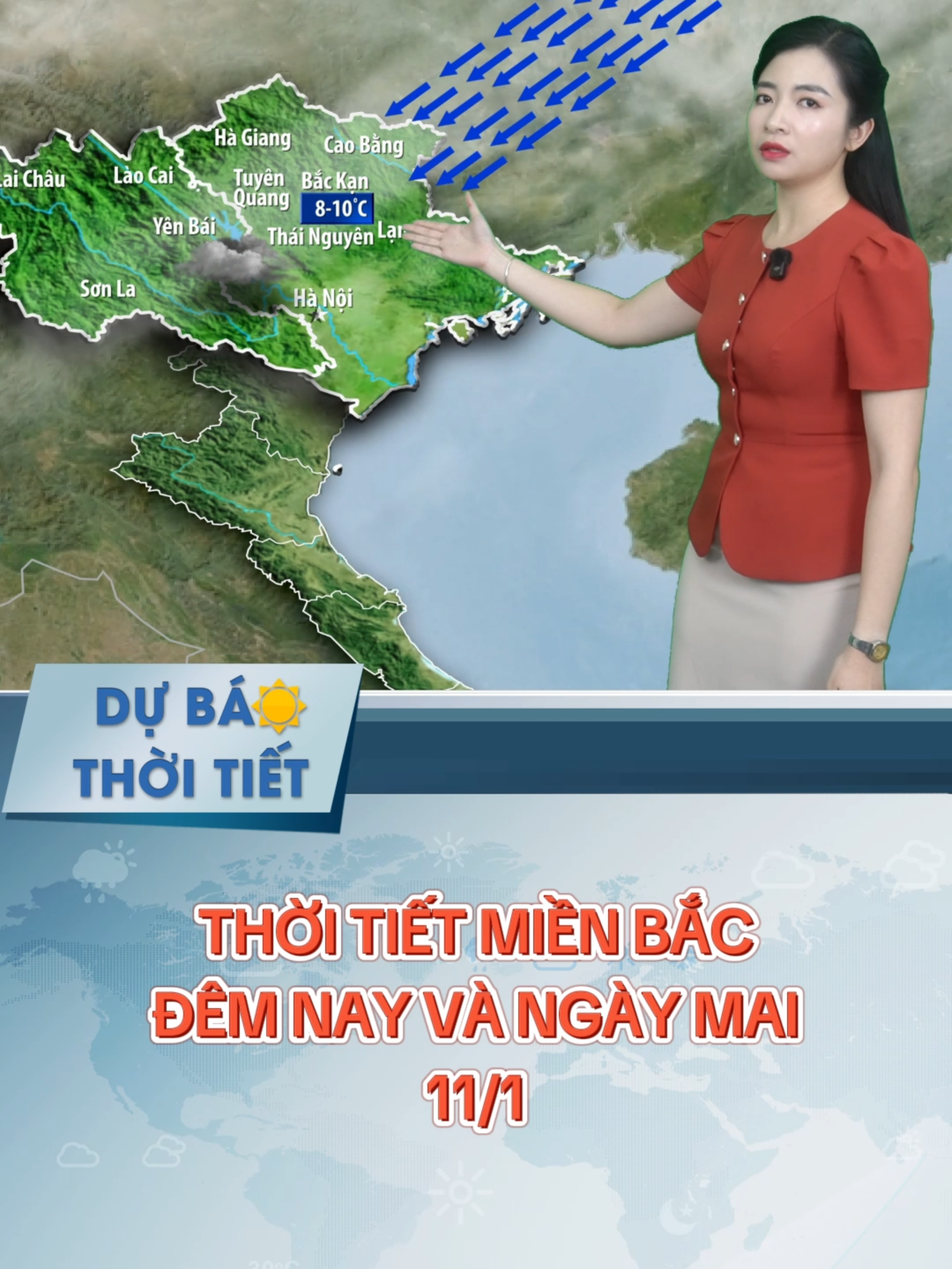 Dự báo thời tiết các tỉnh thành miền Bắc trong đêm nay và ngày mai 11/1🌤️ #dubaothoitiet #thoitiethomnay #thoitietngaymai #giomuadongbac #khongkhilanh #thoitietmienbac #thoitietmientrung #thoitienmiennam