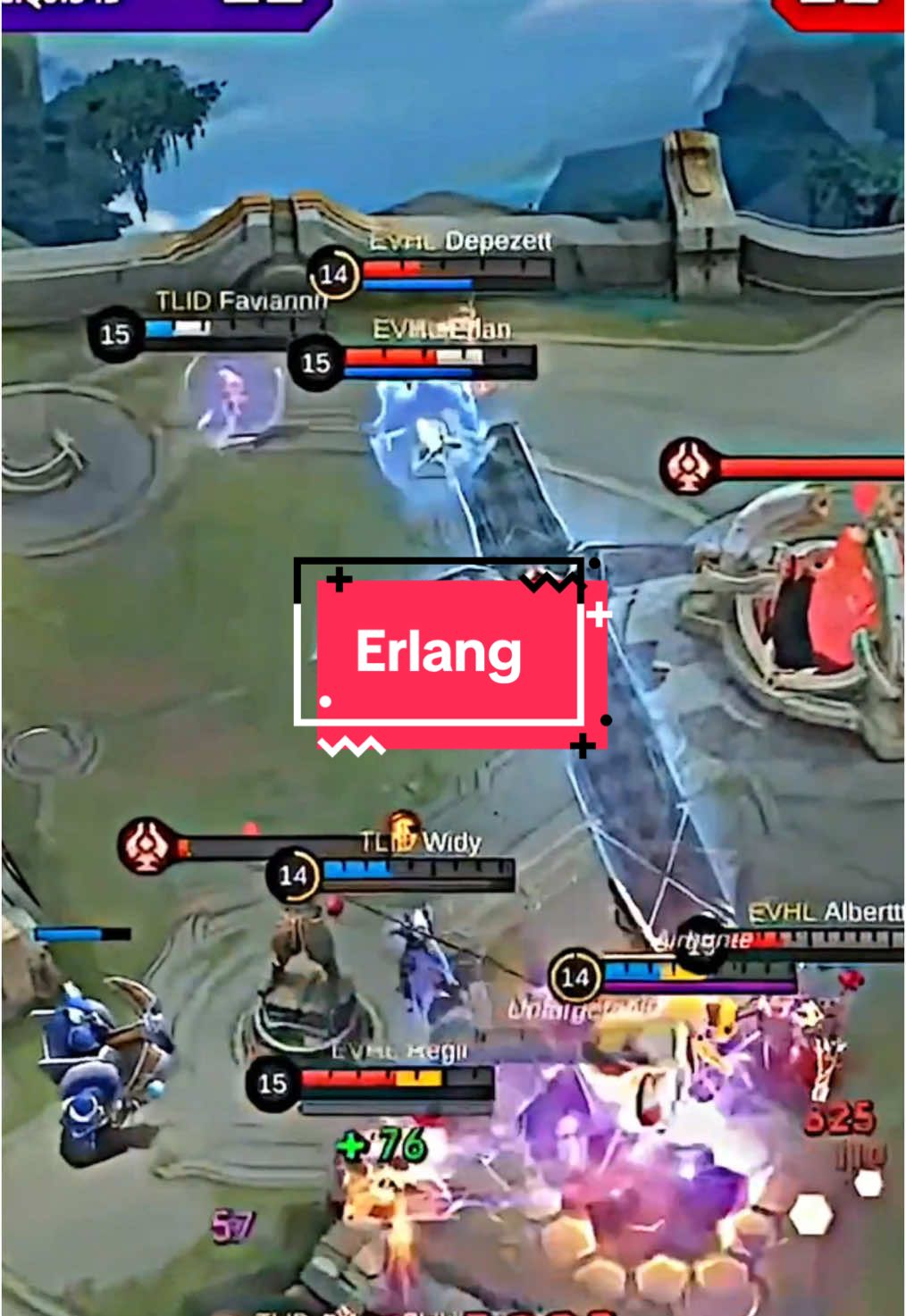 Pesona harith king Erlang🥶👊#erlang #MLBB×HUNTERHUNTER #MobileLegendsBangBang #MLBBSkinGifts #fypシ 