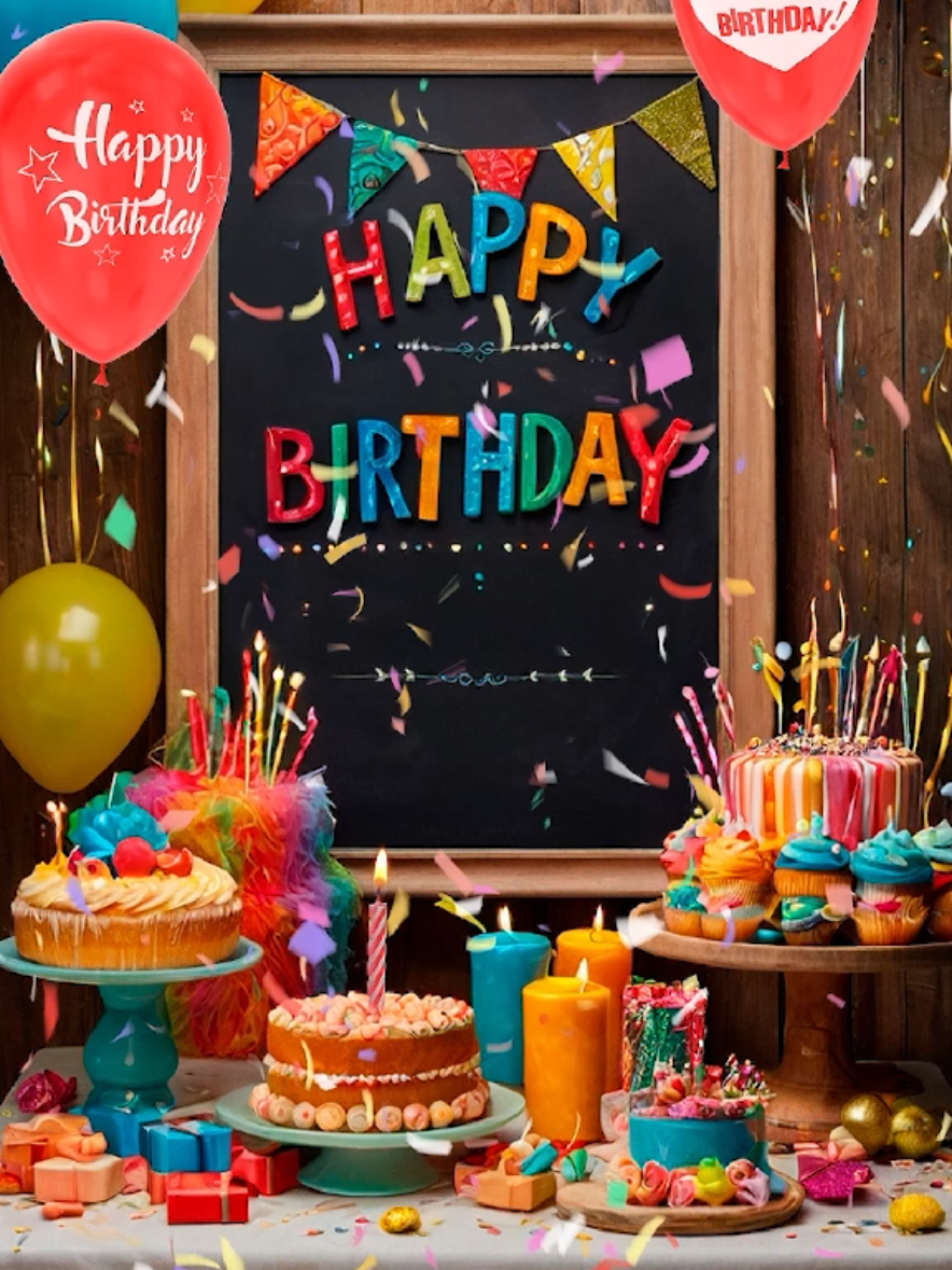 Whose birthday is it today? 🥳 Tell me in the comments! Share this birthday decoration, filled with gifts and cupcakes, to wish your friends or family a happy birthday! 🎉🎂 #happybirthday #happybirthdaytoyou  #happybirthdaysong #birthdayparty  #birthdaysurprise #birthdaycake 