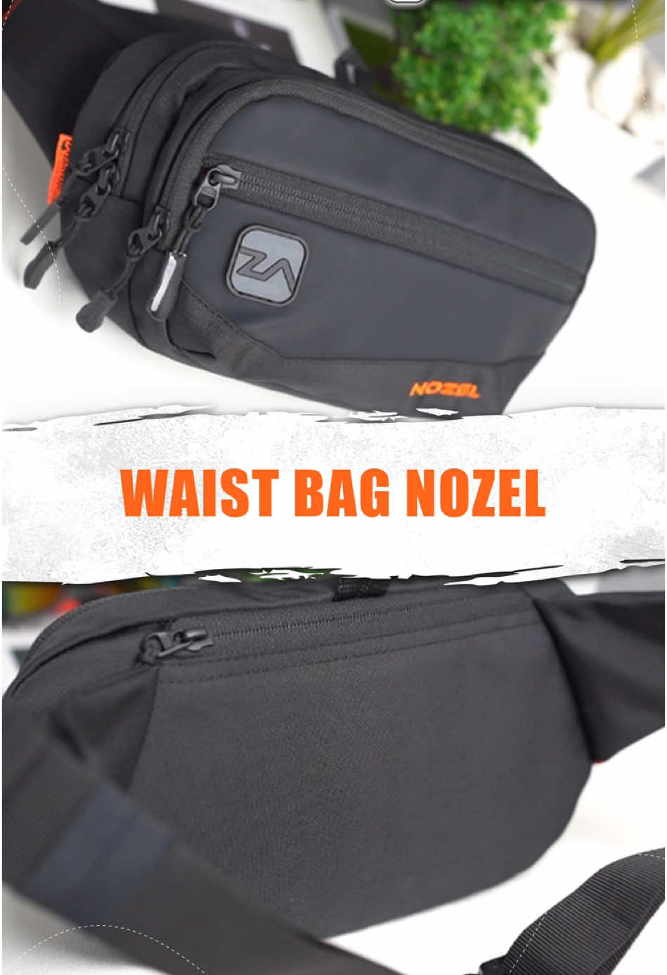 waist bag keren dengan 4 kompartmen. klo ga cepet2 c.o keburu habis😁 #waistbag #tas #taspinggang #taspria #tasselempang 