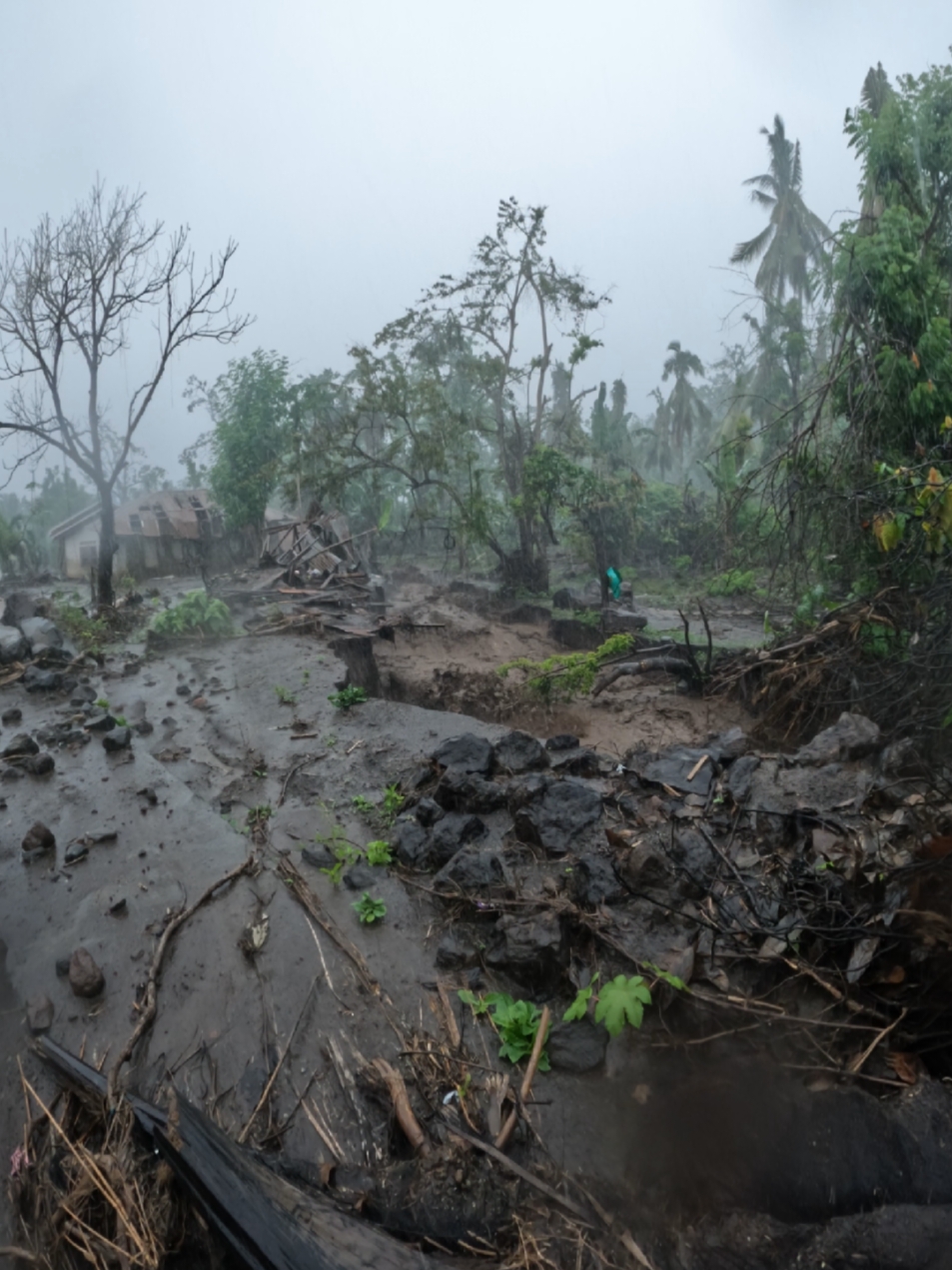 Kondisi Terkini Dusun Duang Desa Nawokote Kecamatan Wulanggitang Flores Timur NTT. 10/01/2025 #fyp #erupsilewotobi #lewotobi #prayfor #flores #florestimur #lewotobilakilaki #banjir #nawokote #wulanggitang 