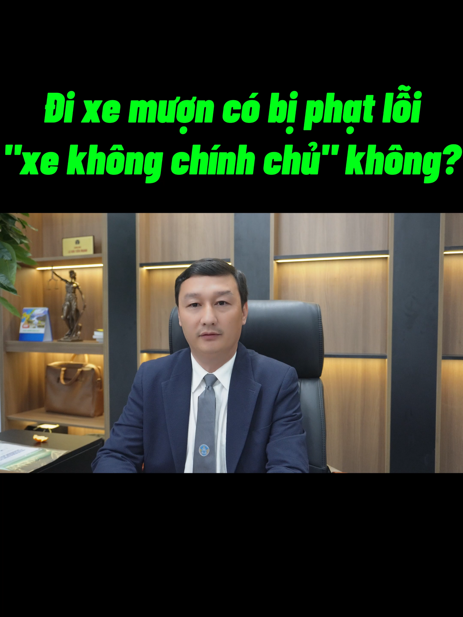 Đi xe mượn có bị phạt lỗi xe không chính chủ không? #luatsutrinhquochai  #Batdongsan #xuphatgiaothong #TinNong #xekhongchinhchu