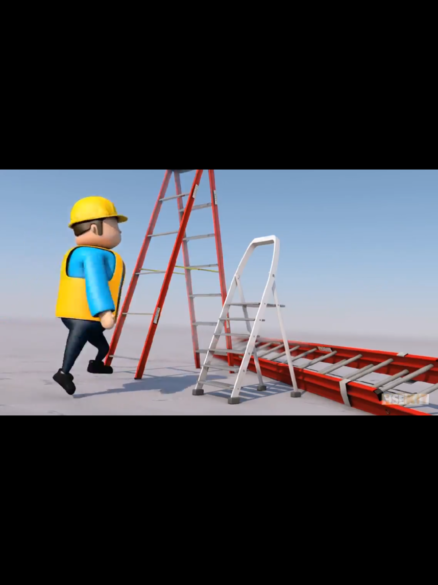 Ladder Safety #laddersafety #safetyfirst #safetyfirsthse #safetyonsite #HSE #hseo #hazards #ppe #worksafety #construction #gulf #fyp 