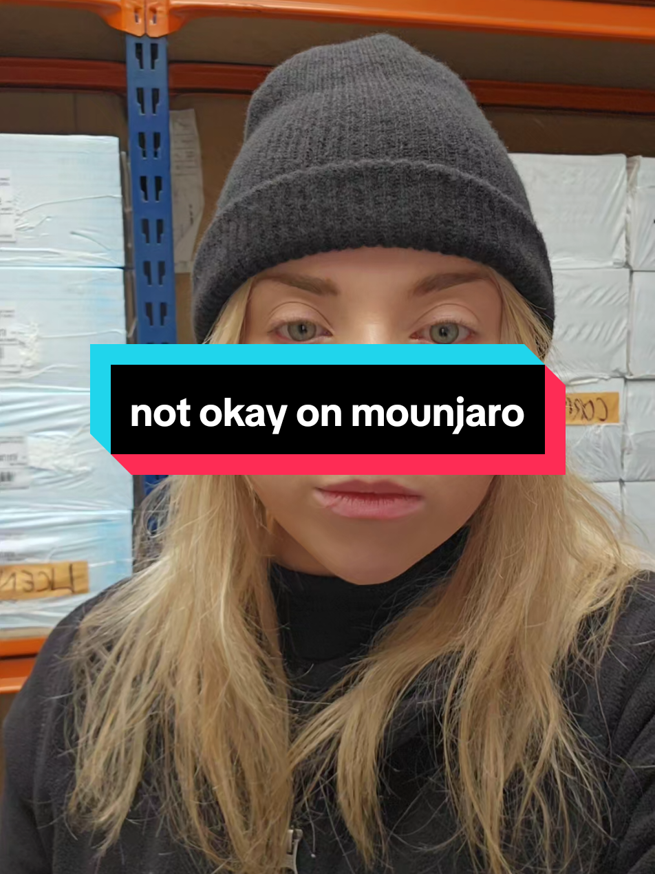 I am not okay today on mounjaro today 🥹 #mounjaro #glp1 #weightloss #cold 