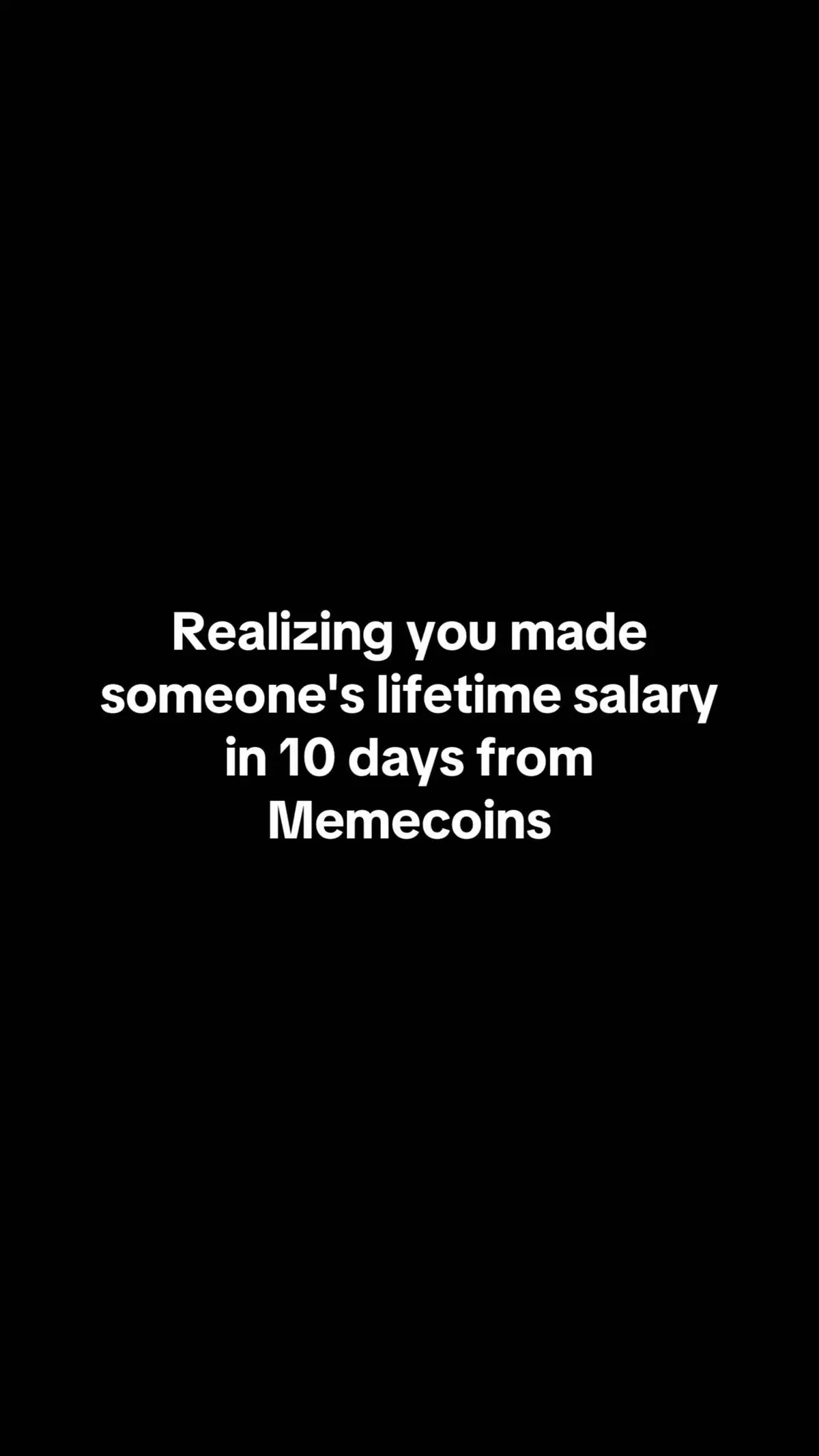 And I'm going to prove it again: turning $50 into $100k trading memecoins. Join here👉 t.me/cjcoinscalls #memecoins #solana #btc #bitcoin #memecoin #trading #generationalwealth 