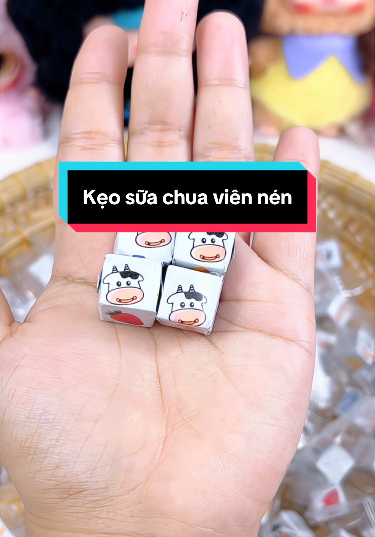 Kẹo sữa chua viên nén #ancungtiktok #anvat #candy #food 