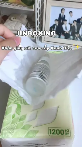 Khăn giấy rút cao cấp Xanh Việt zá siu hờii #khangiay #khangiayrutxanhviet #khangiayrut #khangiayruttreotuong #hannahseyo #khangiaycaocap #xuhuong 