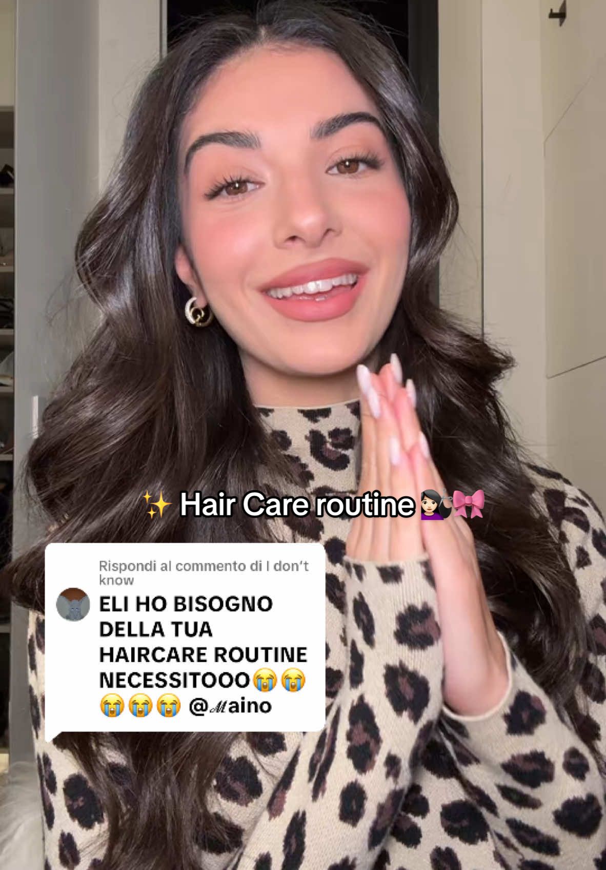 Risposta a @I don’t know alcuni consigli che mi sento di darvi per prendervi cura dei vostri capelli 💕✨💇🏻‍♀️🎀 ps: ricordate di lasciare la maschera in posa ahaha! 