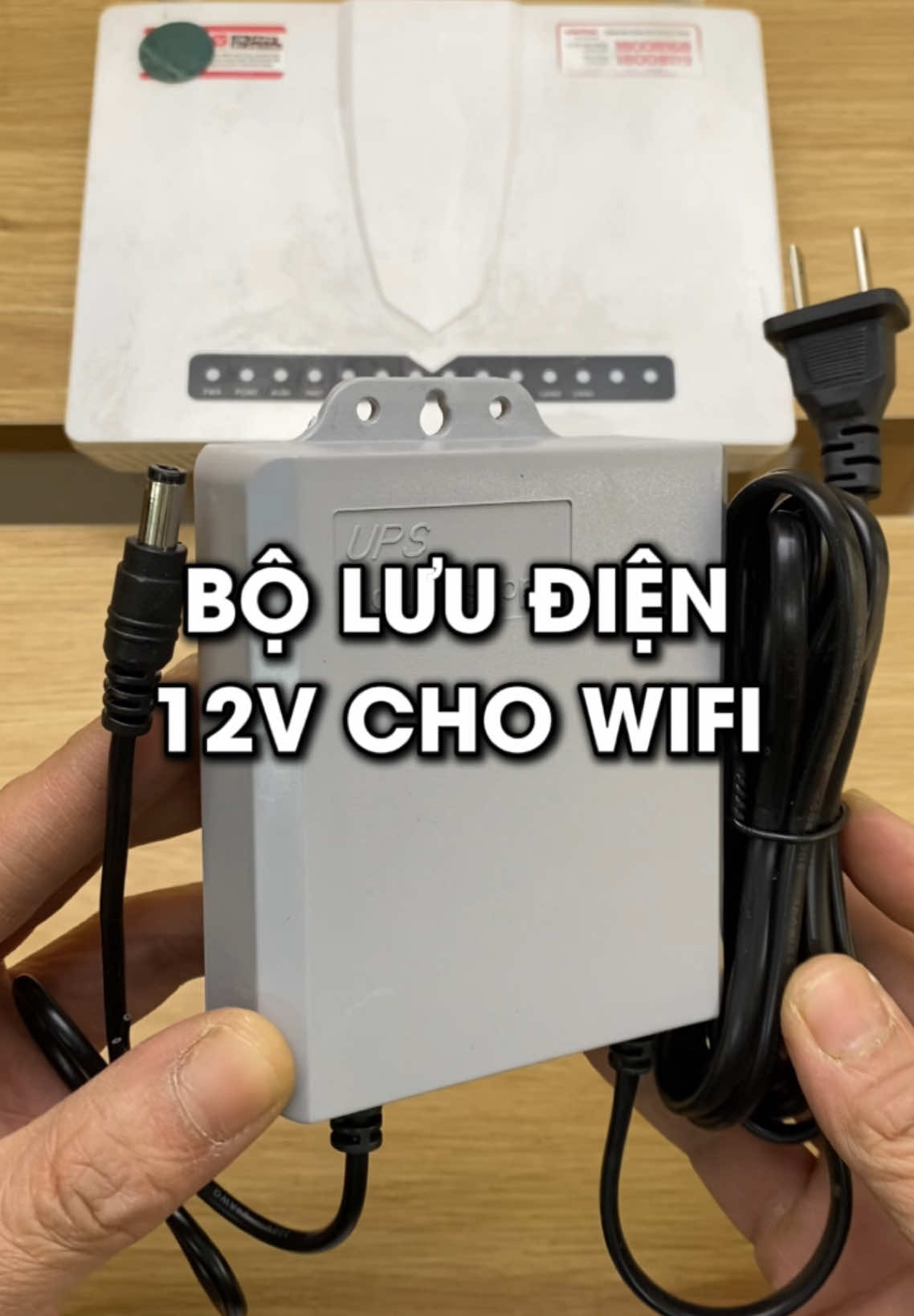 Bộ lưu điện 12v sử dụng cho wifi, camera,... #pinlithium #ups #DIY #tienichgiadinh 