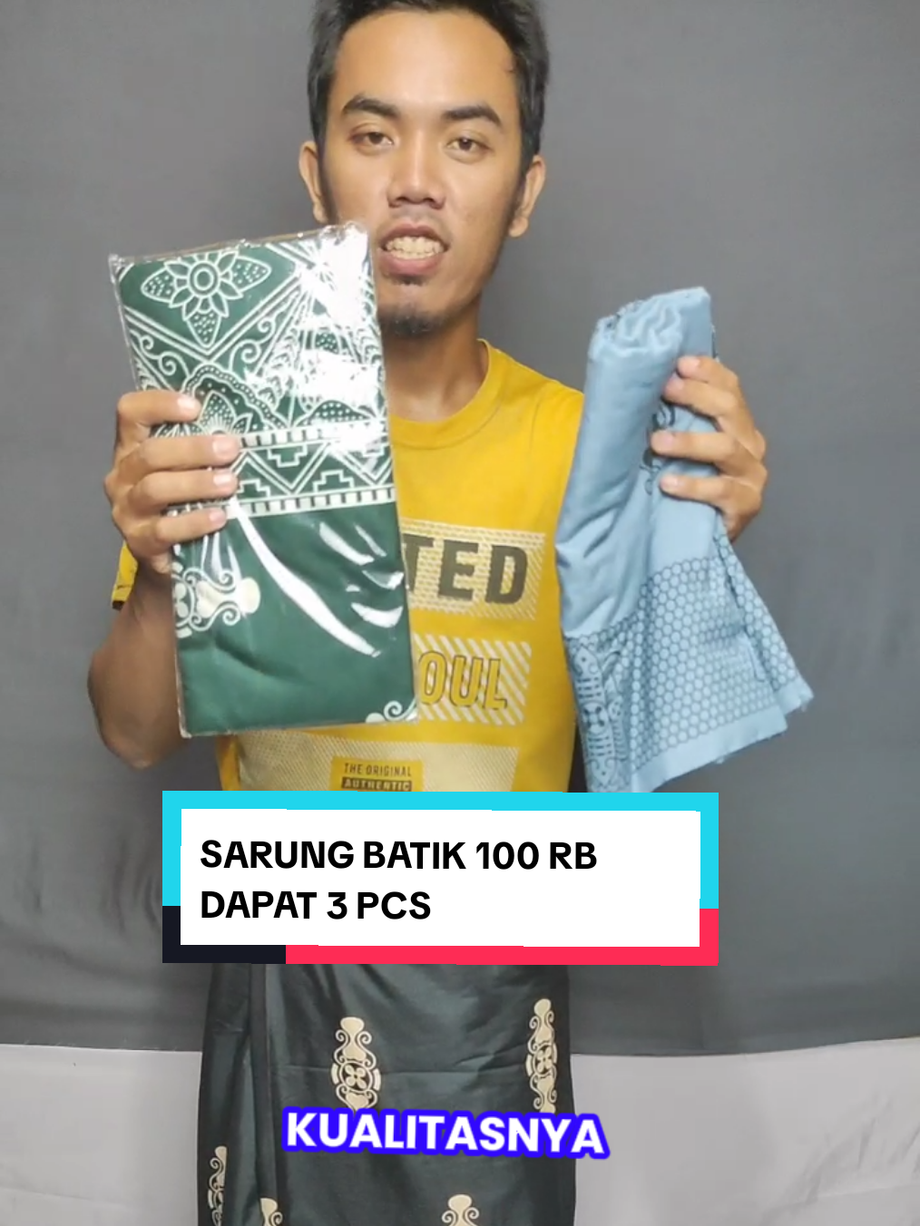 Sarung batik lembut 100 rb an dapat 3 pcs #sarungviral #sarungbatik #sarungmurah