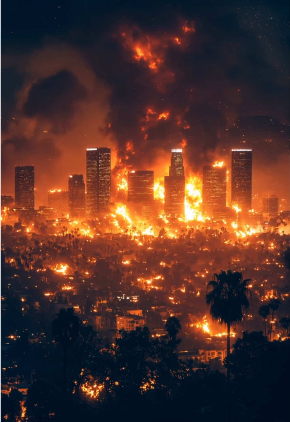 PRAY FOR LA 🤍🕊️ Donations: https://supportlafd.kindful.com/ 🙏 #losangeles #california #firelosangeles #pray #fyp 