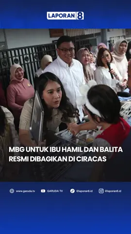 MBG UNTUK IBU HAMIL DAN BALITA RESMI DIBAGIKAN DI CIRACAS  Program makan bergizi gratis untuk ibu hamil, ibu menyusui, dan balita mulai dilaksanakan hari ini. Pelaksanaan program ini dilakukan secara bertahap, dimulai dengan pembagian makanan bergizi sekali dalam seminggu untuk menyesuaikan kapasitas distribusi dari SPPG (Sarana Penyediaan Pangan Gizi) setempat. Simak informasi berita selengkapnya berikut ini. #GarudaTV #Laporan8 #SPPG #MakanBergiziGratis