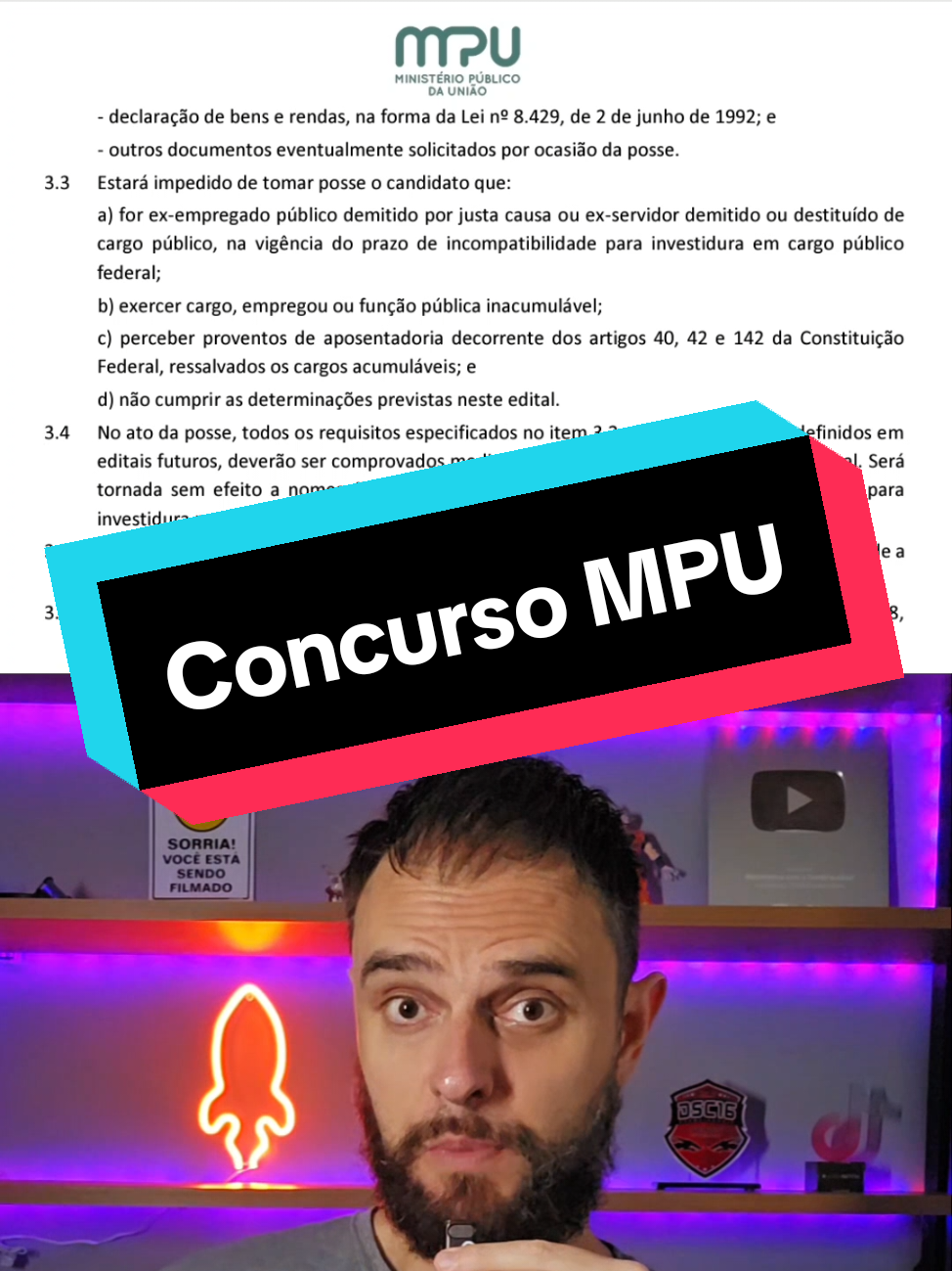 Concurso MPU #concursos 