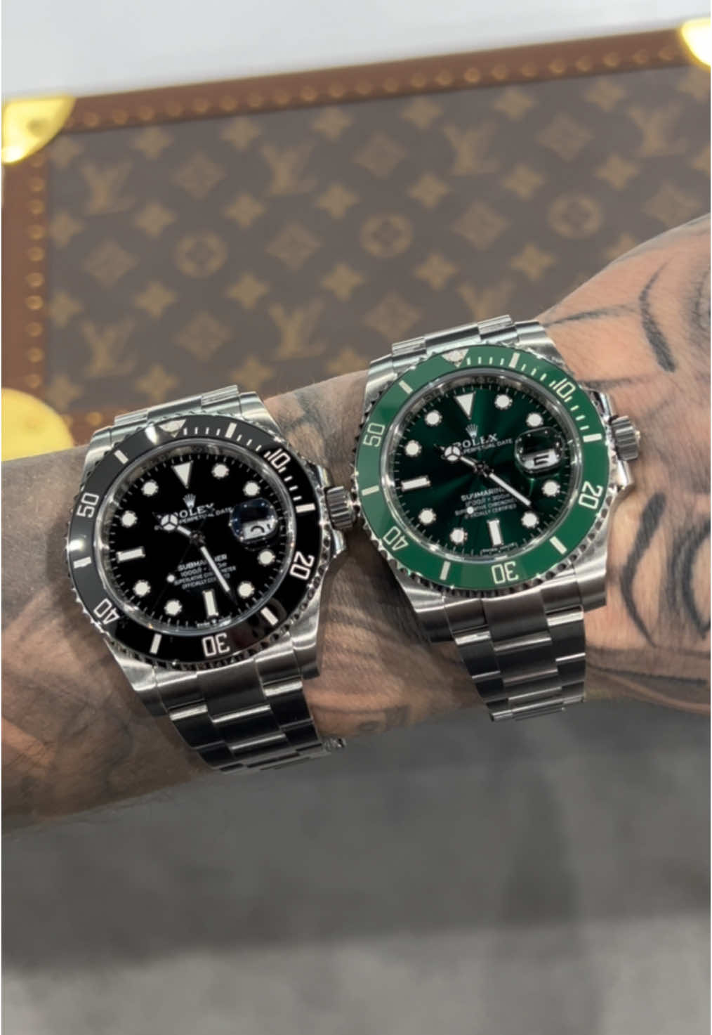 Which Submariner would you choose?🖤💚 Call now for more details!📞 BOUTIQUE OPEN - 7 THORNTONS ARCADE LEEDS LS1 6LQ (Opposite Louis Vuitton) 🛍️ •  CHECK STORY FOR DAILY DEALS 👀 • OPEN THROUGH APPOINTMENT ✍🏻 • FREE NEXT DAY DELIVERY (UK) 🇬🇧🚚📦 • WORLDWIDE DELIVERY 🌍🚚📦 • WE CAN SOURCE ANY WATCH ⌚️ JUST ASK! 💬 • CALL US NOW: 0113 244 5001 ☎️ • BUY-SELL-UPGRADE ♻️ • TURN ON NOTIFICATIONS 📲 • WEBSITE: WWW.PRESTIGIOUSJEWELLERS.COM🖱 • Prestigious Jewellers is a trusted independent family run business that was established in 2016. Prestigious Jewellers specialise in second hand watches and jewellery. We are not authorised sellers and have no affiliation with the brands that we sell. #submariner #black #green #hulk #luxurywatch #watch #luxury  #drip #unitedkingdom #usa #hongkong #dubai  #living #Lifestyle #watch #watchaddict #watchnerd #watchlover  #drip