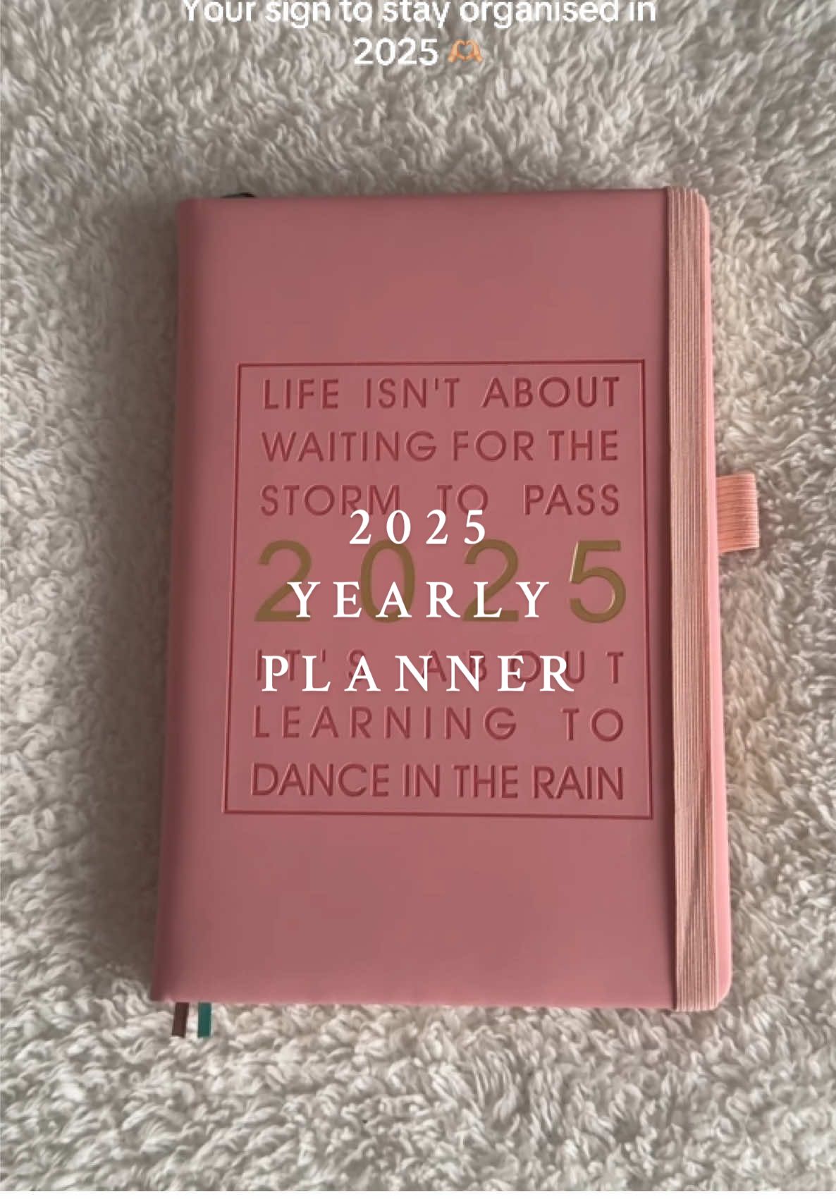 2025 Yearly planner which includes daily plans, to do list and monthly vision boards🫶🏼🥰 #2025planner #2025dailyplanner #2025diary #tiktokmademebuyit #flashsale #fypviralシ #spotlightfinds #yearlyplanner 