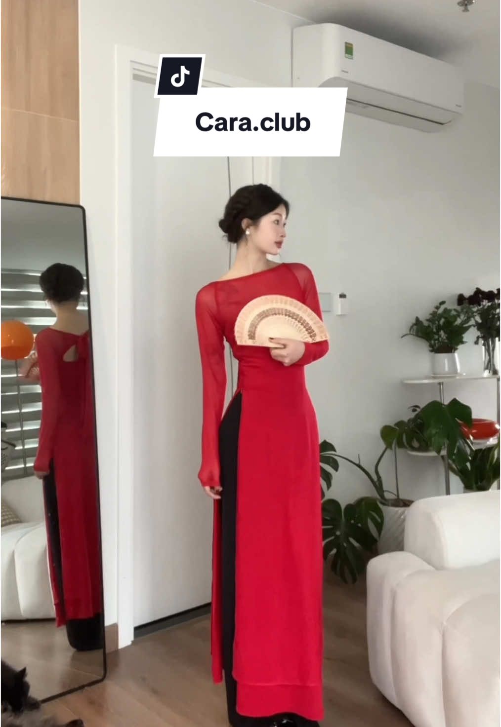 Đỏ cho tết may mắn, hồng cho cả năm màu hồnggg @caraclub #aodaitet2025 #aodai #caraclub #quinneeeee 