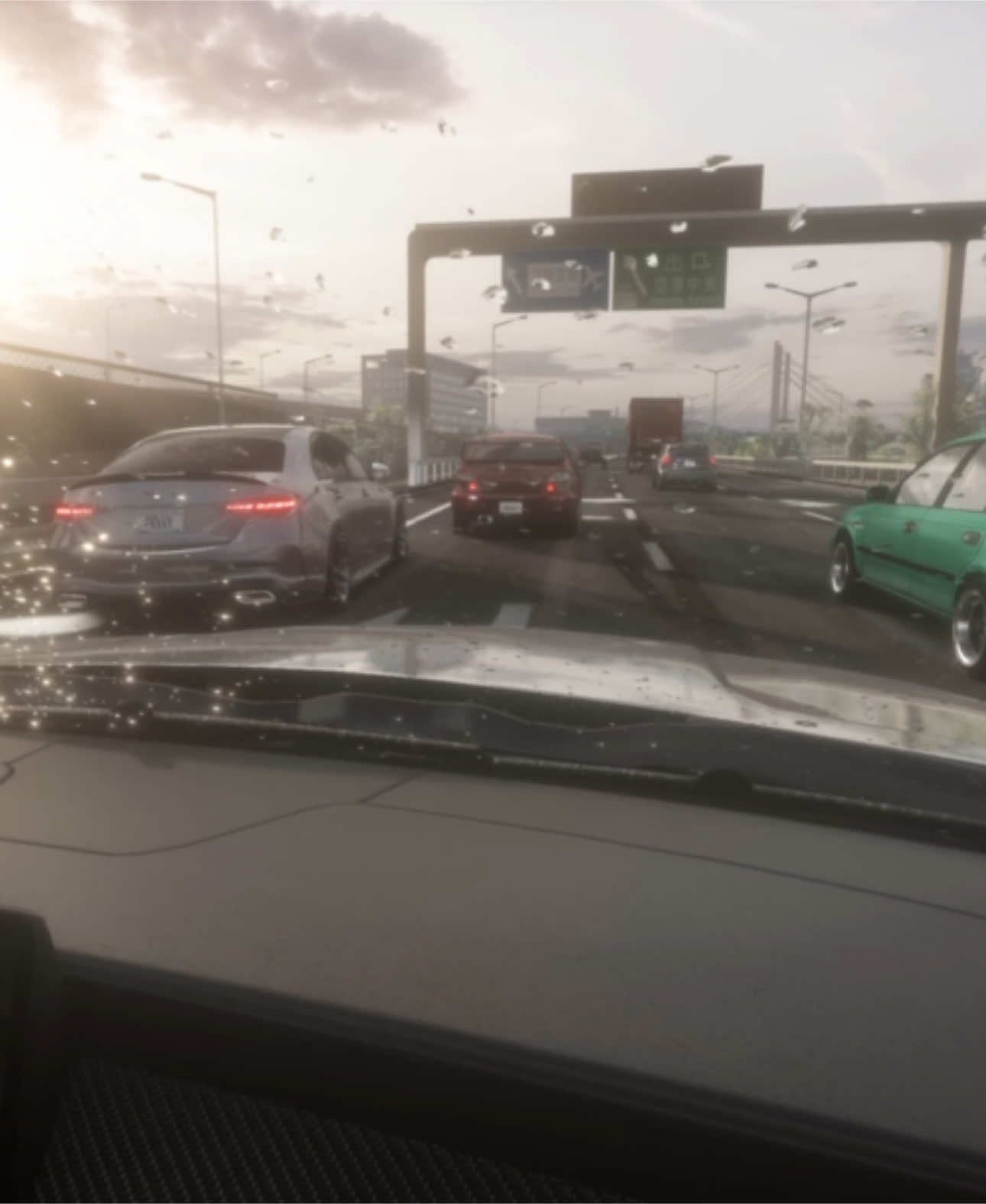 🎥🛣️🏊….. #trendingnow  #assettocorsamods  #streetrace  #videogames  #fastcar  #highspeed  #swerving  #simracing  #mercedesbenz  #xdrive 