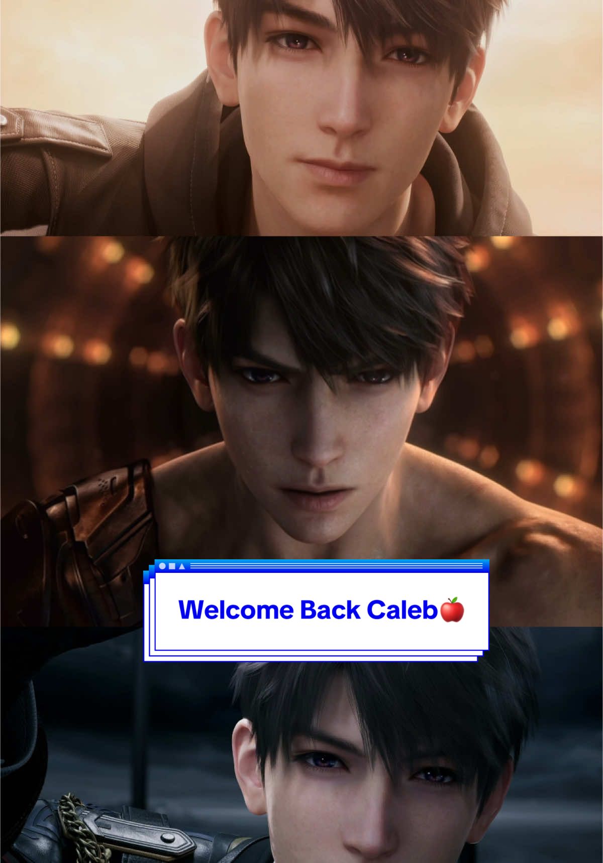 (ﾉ៸៸>⩊<៸៸)ﾉ 🛬Welcome Back Caleb🍎 #loveanddeepspace #caleb #calebloveanddeepspace #game #loveanddeepspacecharacters 