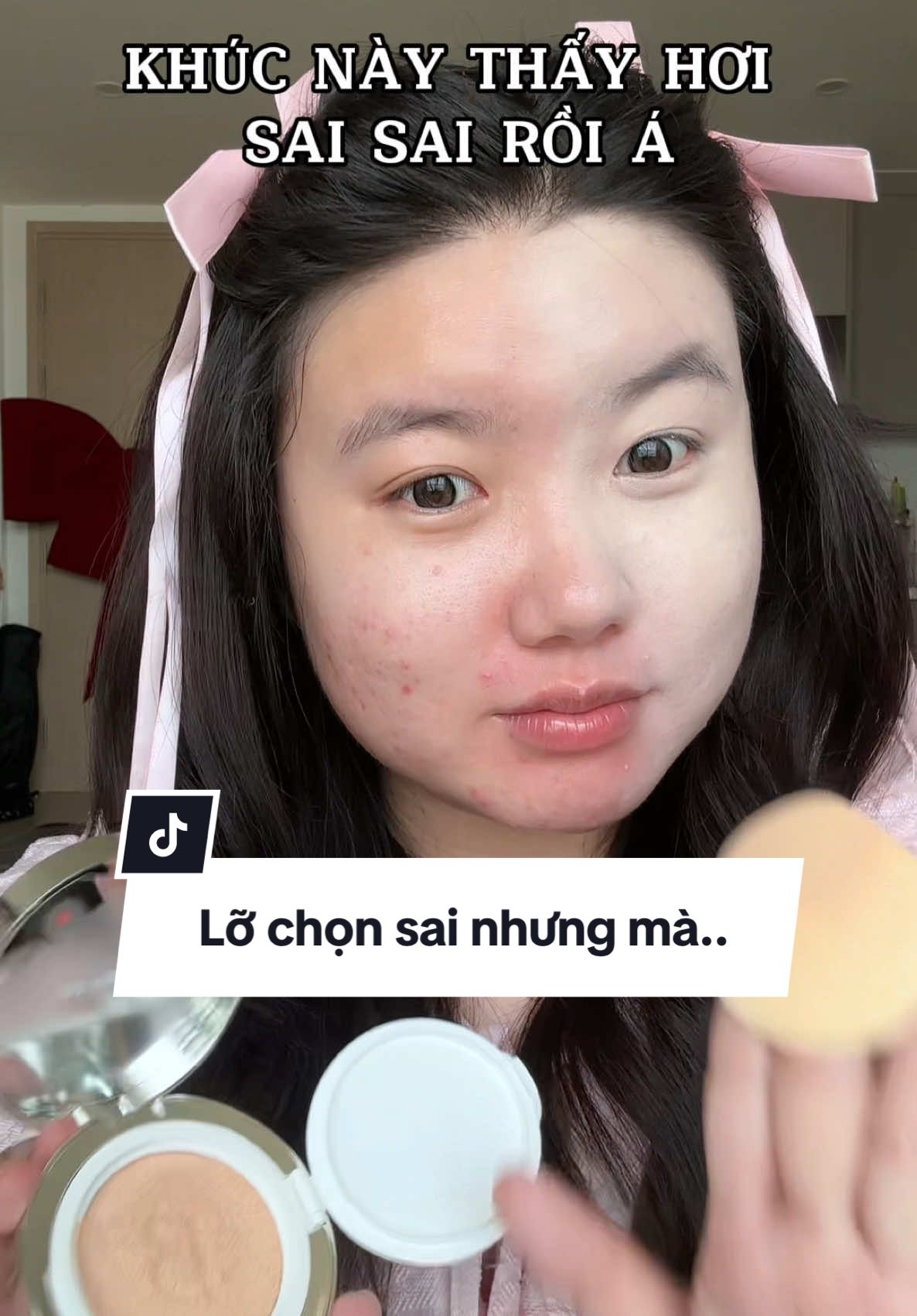 Khúc đầu hơi sai thoi.. 🤣 #fyp #goclamdep #reviewlamdep #banilaco #banilacovn #whitecushion #cushion 