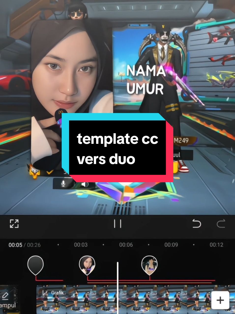 #CapCut versi duo guys🙌sori aku up ulang kena cr sound😭versi capcut klik logo🎟#freefire #presetalightmotion #presetdibawah5mb #presetxml #jjtipis #trendtiktok #templatecapcut #template #fyp #fypシ #fyppppppppppppppppppppppp 