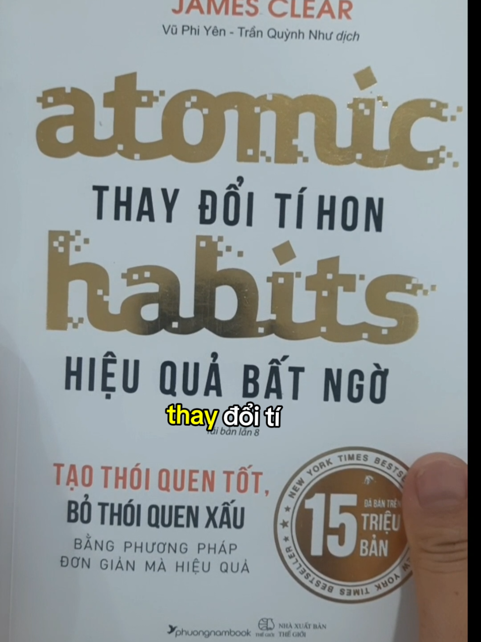 Nếu như được chọn cuốn sách để phát triển bản thân thì atomic habits là cuốn sách đáng để đọc#goctuhoc #atomichabits #thaydoitihonhieuquabatngo #BookTok #sachhay #LearnOnTikTok 