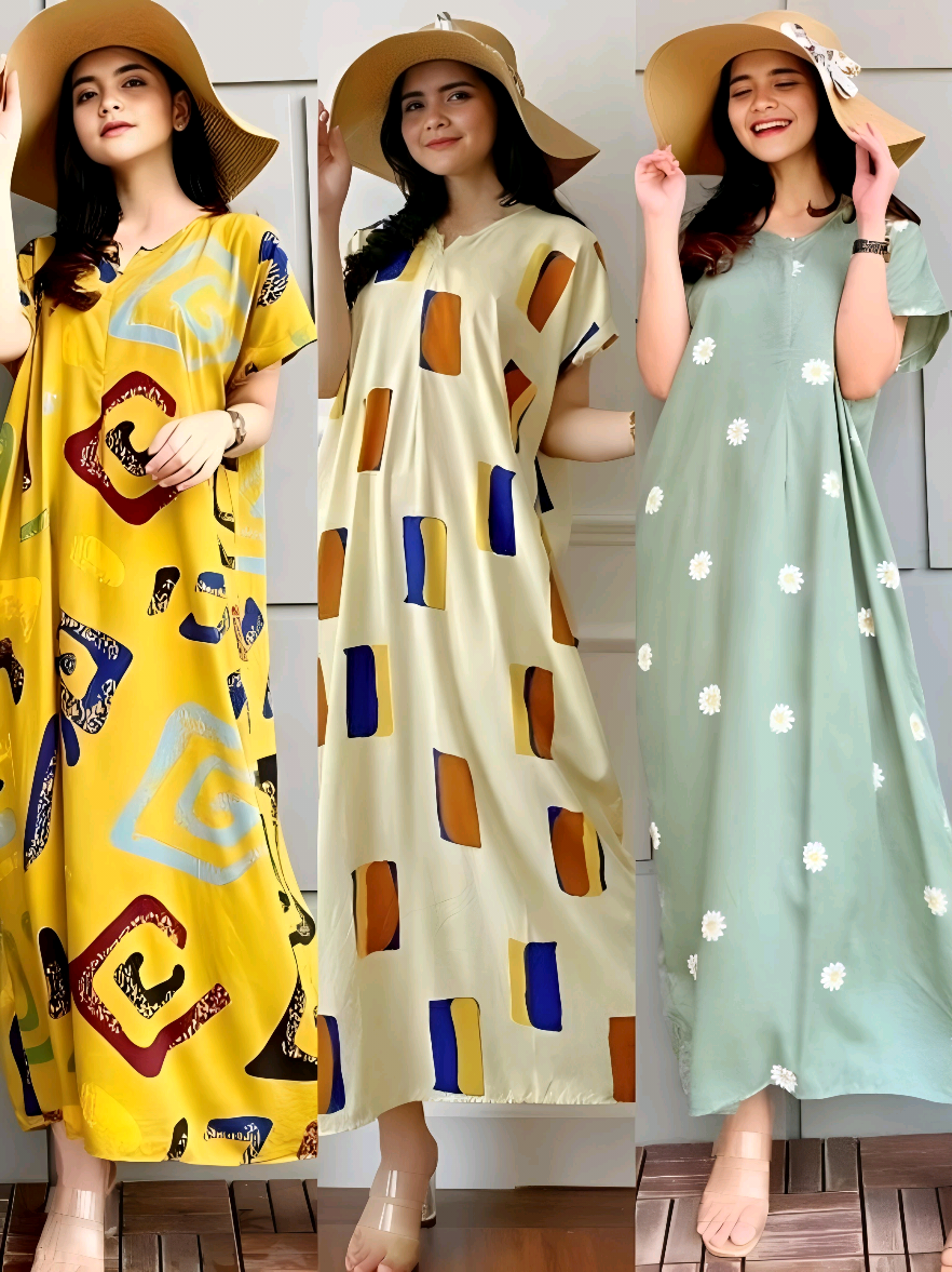 Daster Panjang Longdress SEMATA KAKI LD 120cm Bahan Kain Rayon Adem Halus Busui Friendly Non Ruffle#foryou #kekinianbanget #bestseller #terbaru #fyp 